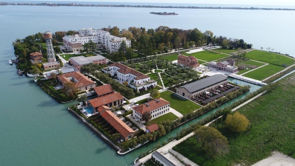 Isola delle Rose Aerial View JW Marriott Venice Resort
