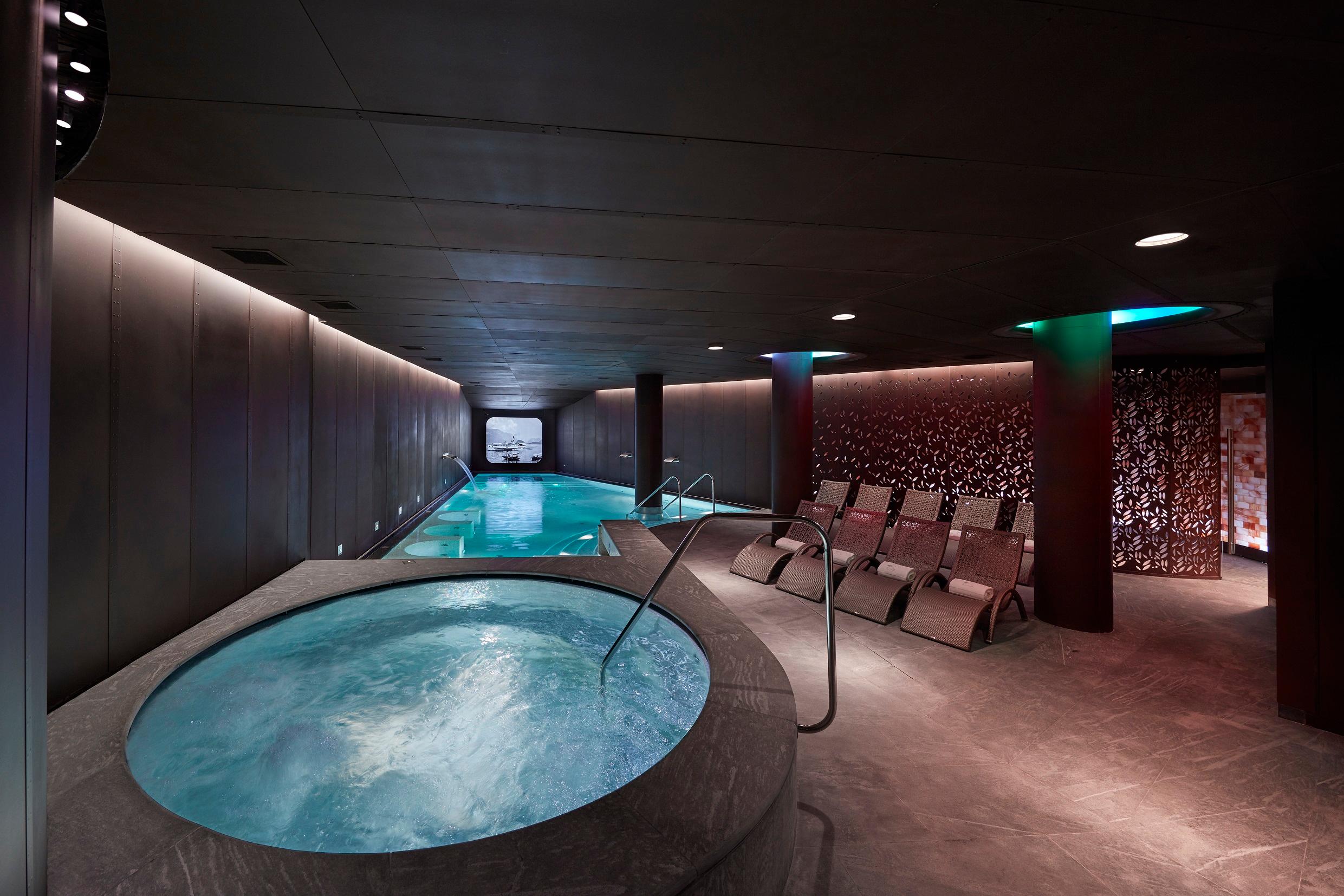 The Mandarin Oriental Spa indoor thermal pool and holistic wellness sanctuary