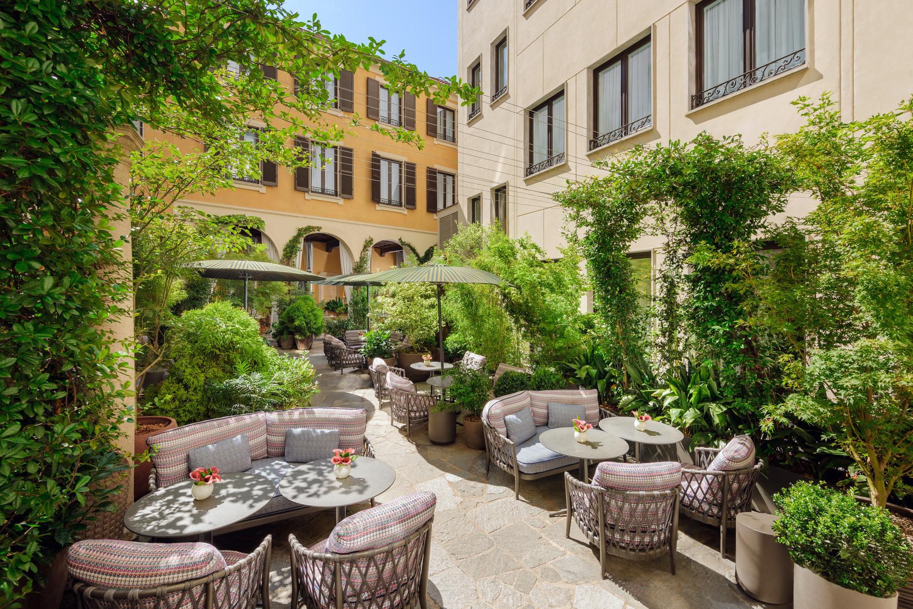 Mandarin Garden urban green sanctuary with outdoor lounge loggia