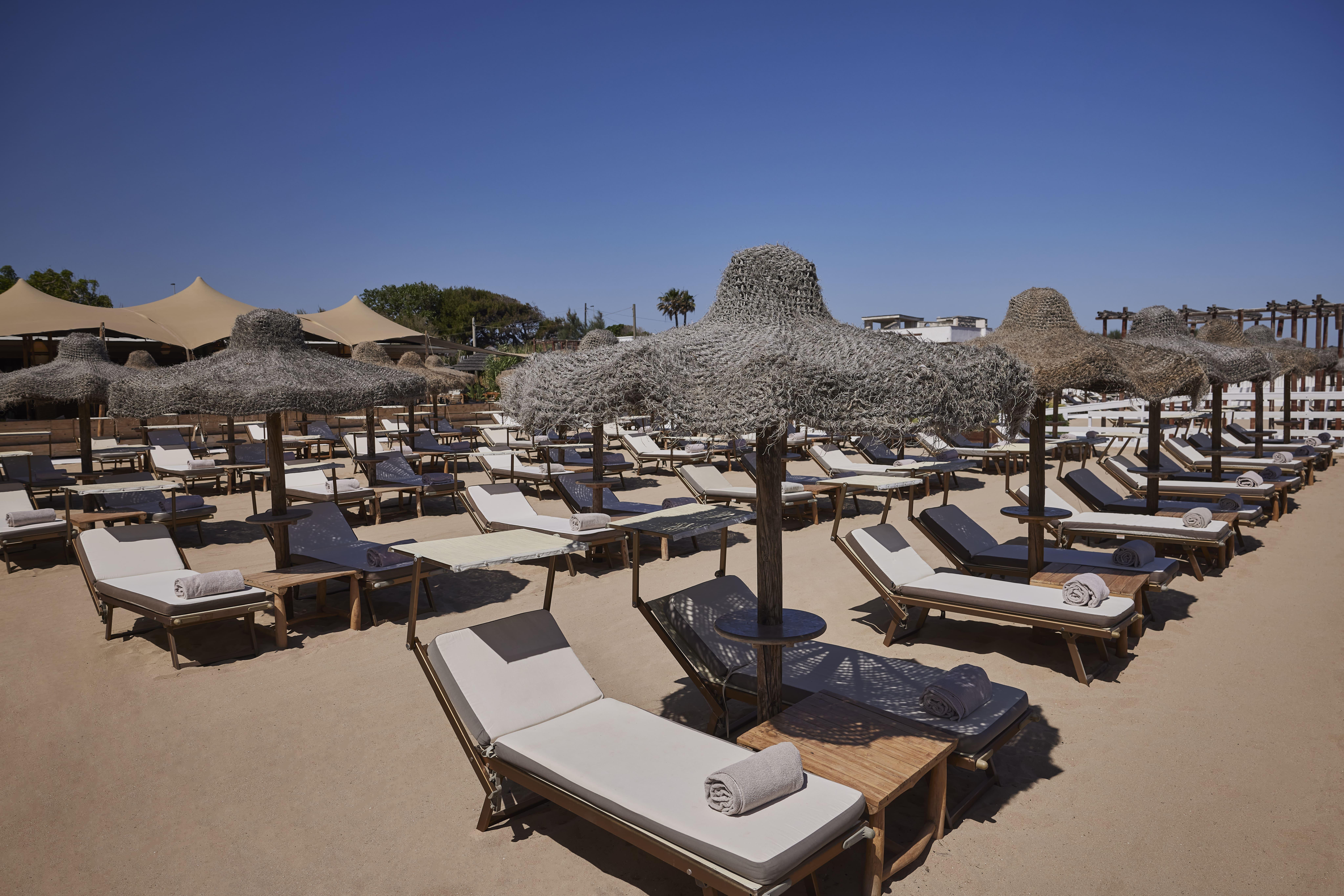 Exclusive private beach club on the turquoise Adriatic shores of Savelletri di Fasano