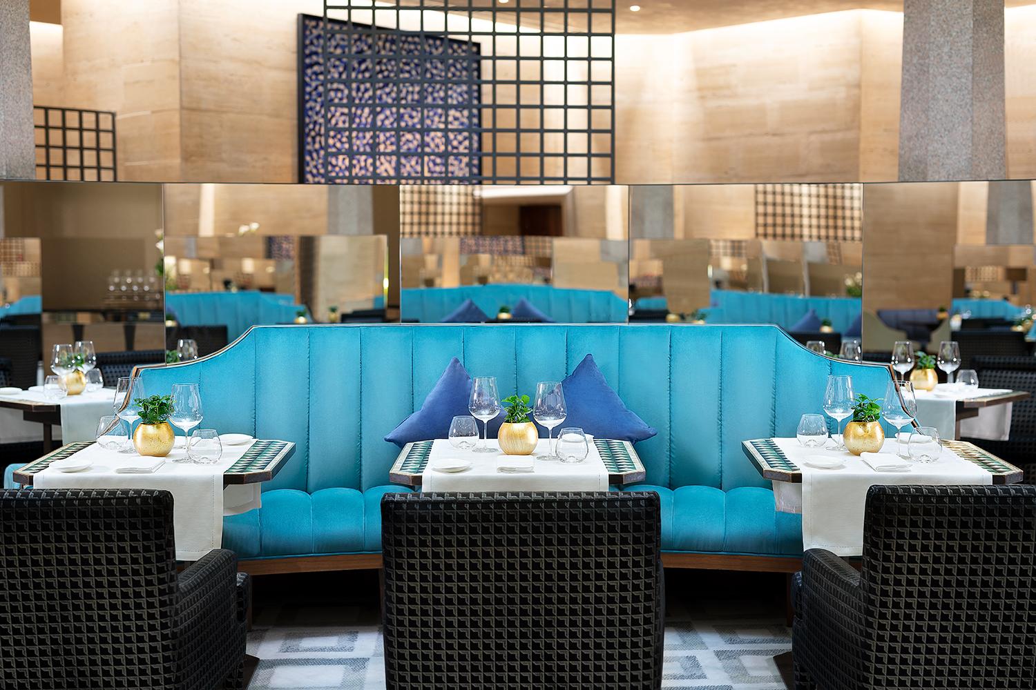 La Cupola Lounge under historical 9-meter glass dome