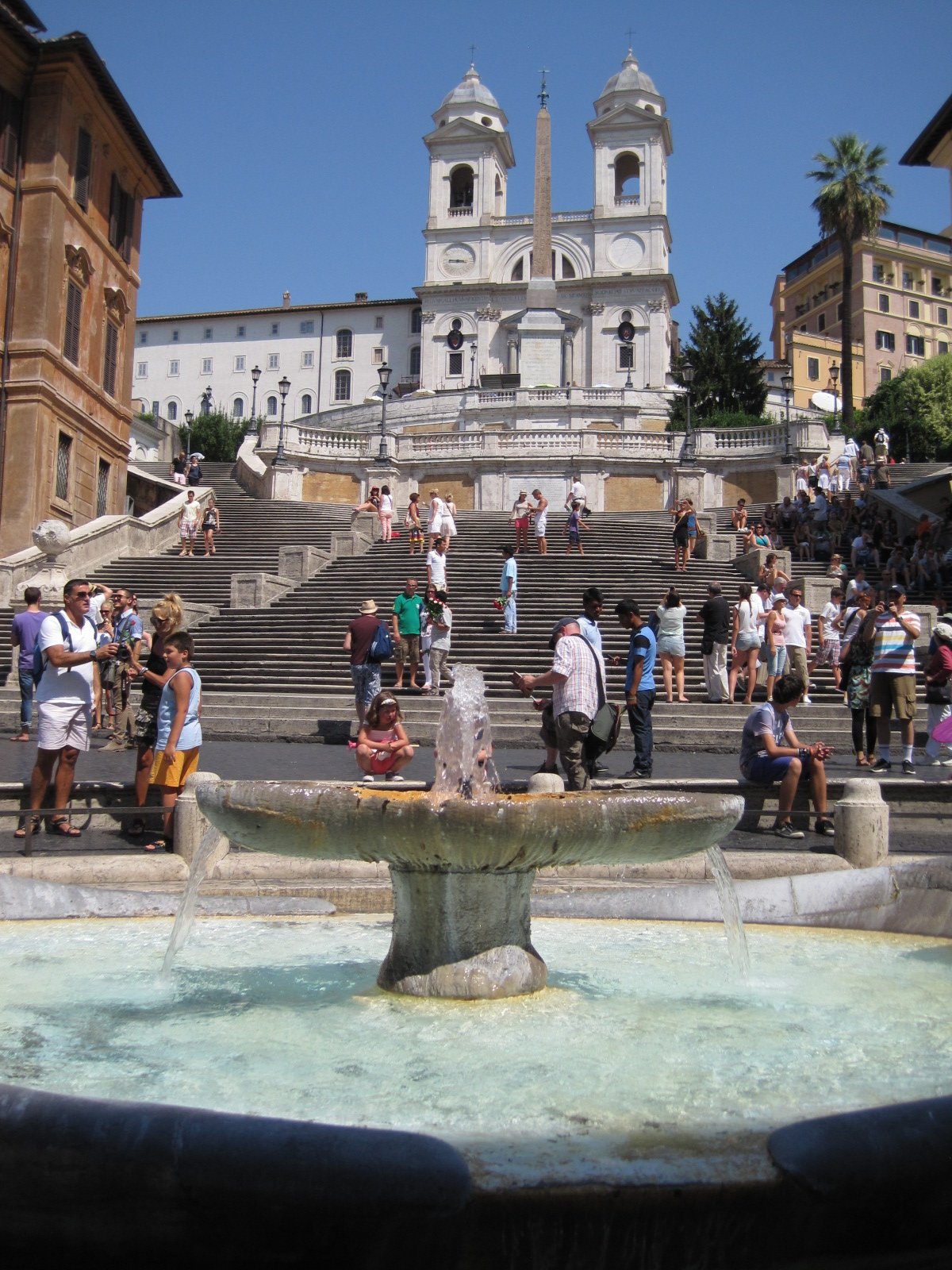 Piazza di Spagna and Spanish Steps steps away from Portrait Roma on Via Bocca di Leone