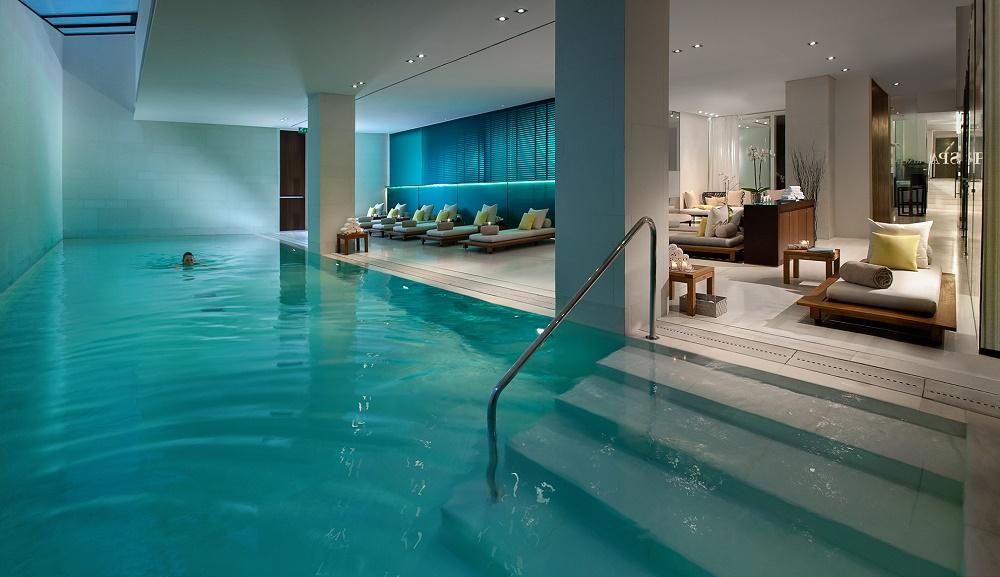 Egoista Spa luxury wellness center with heated indoor pool, Finnish sauna, and Turkish hammam