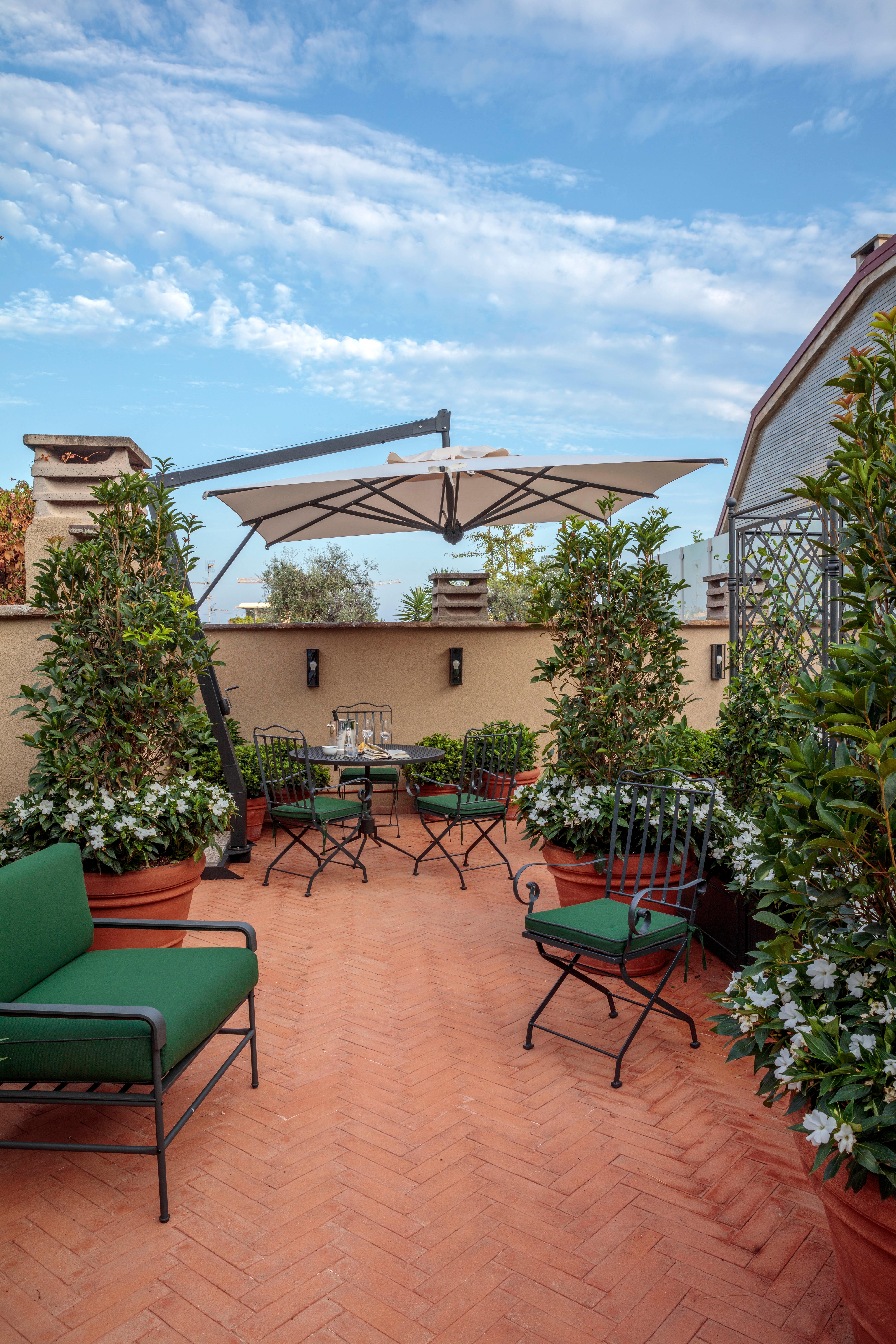 Rocco Forte House Milan Rooftop Terrace View