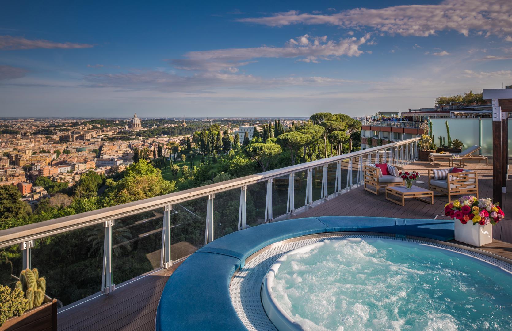 Penthouse Suite with Private Rooftop Jacuzzi