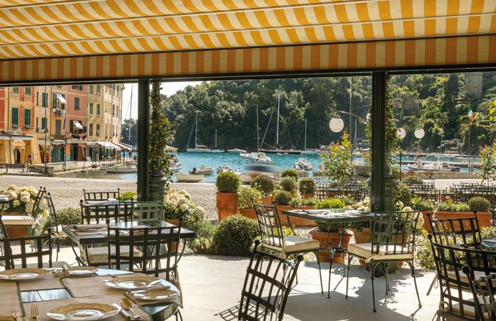 DaV Mare Restaurant open-air tables on Portofino Piazzetta