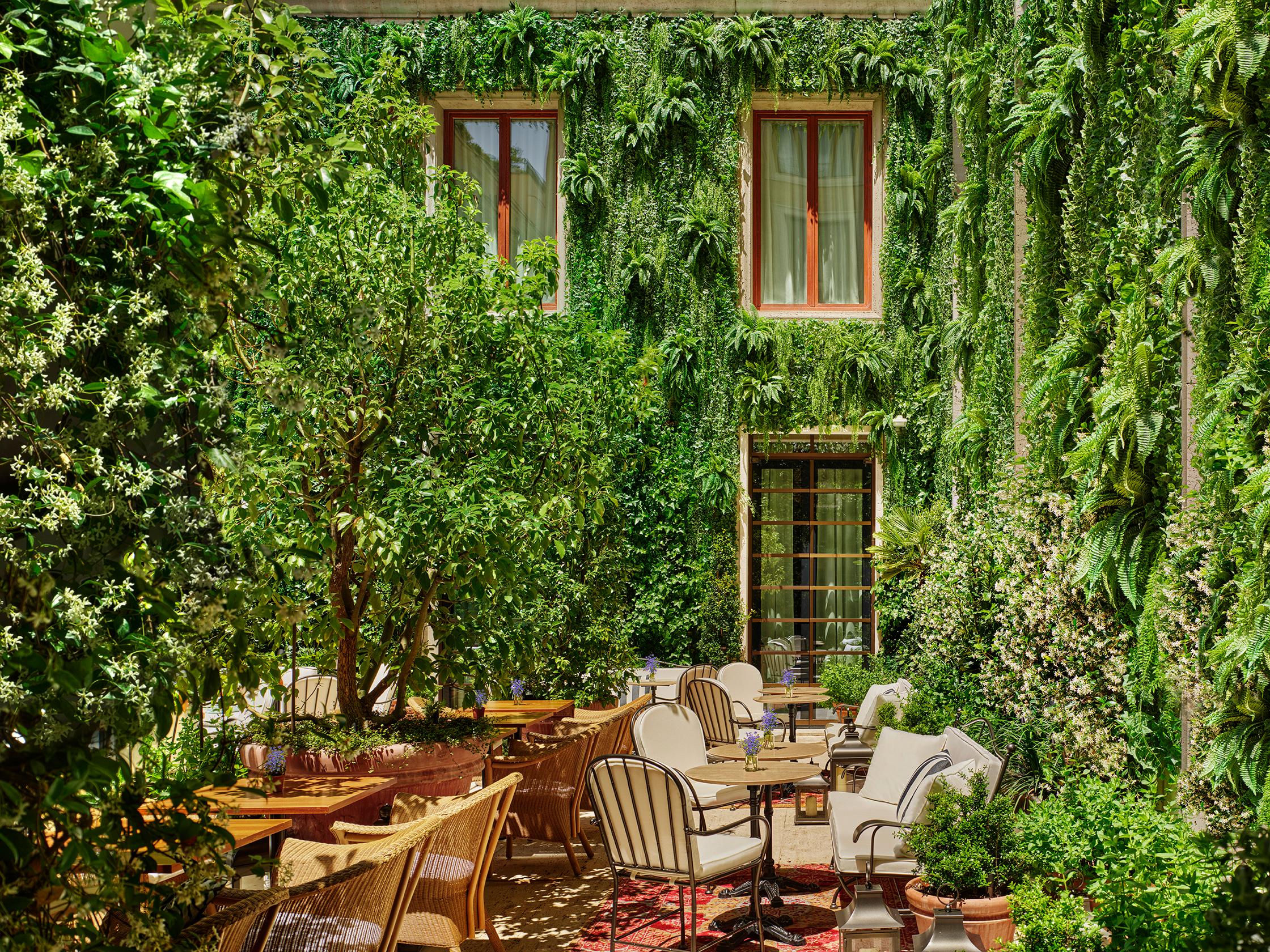 The Garden courtyard with over 400 plants