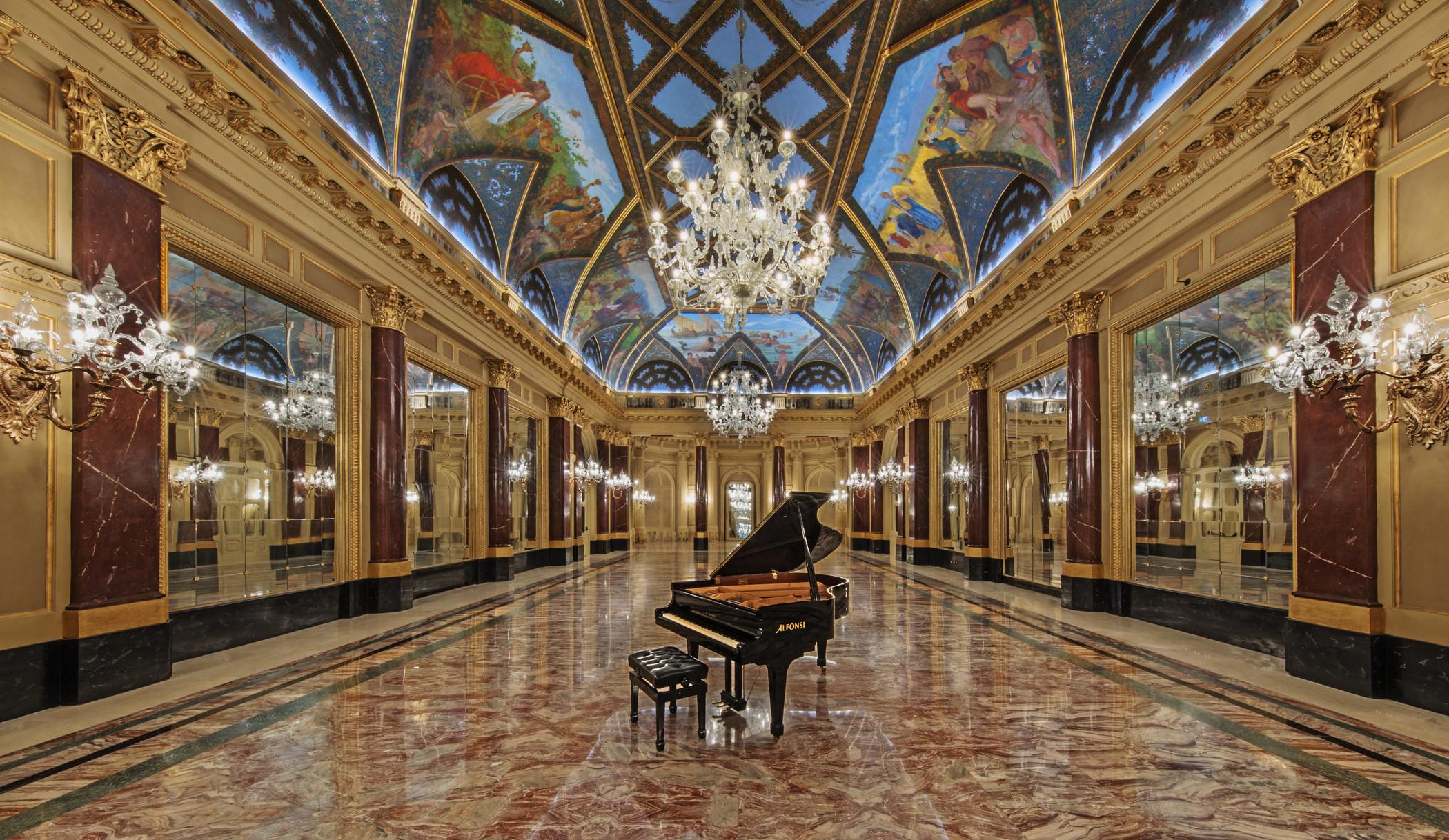 The historic Ritz Ballroom with Spinetti frescoes