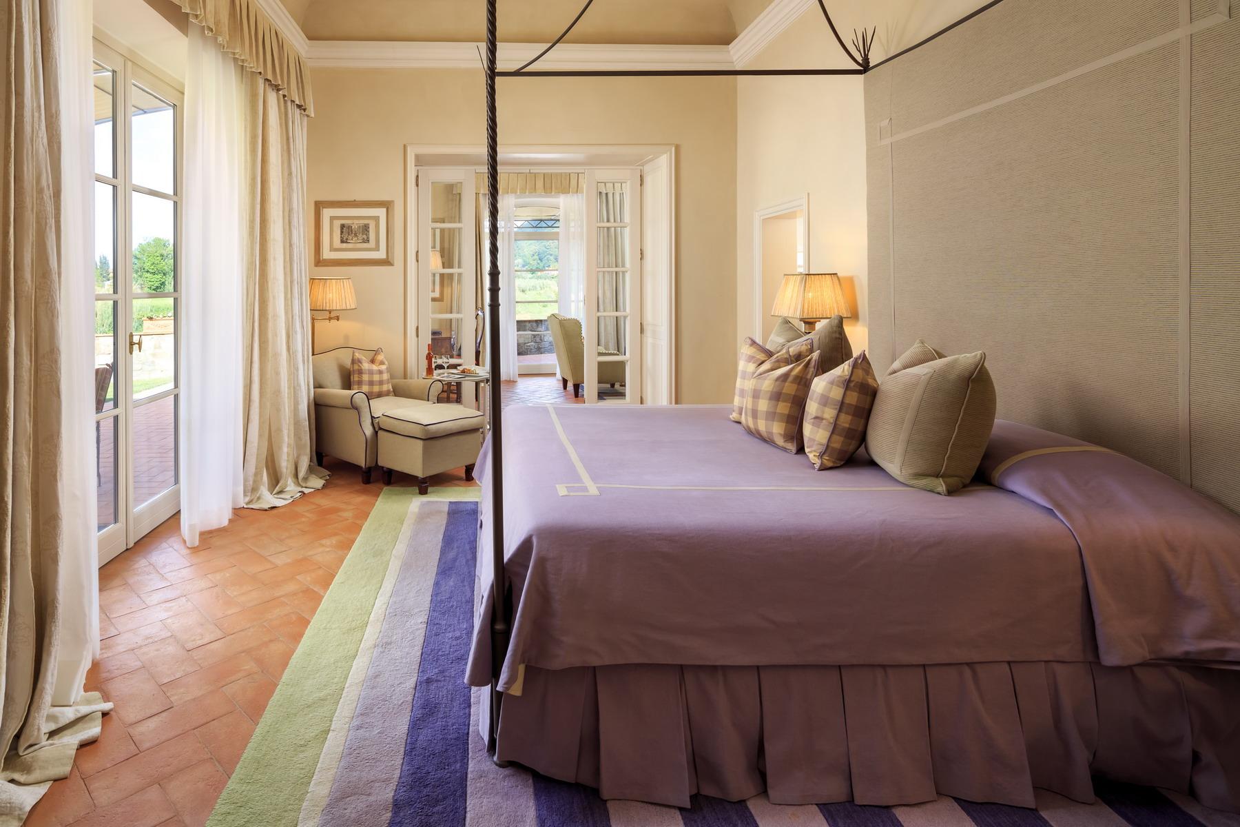 The Arno Suite bedroom with river view