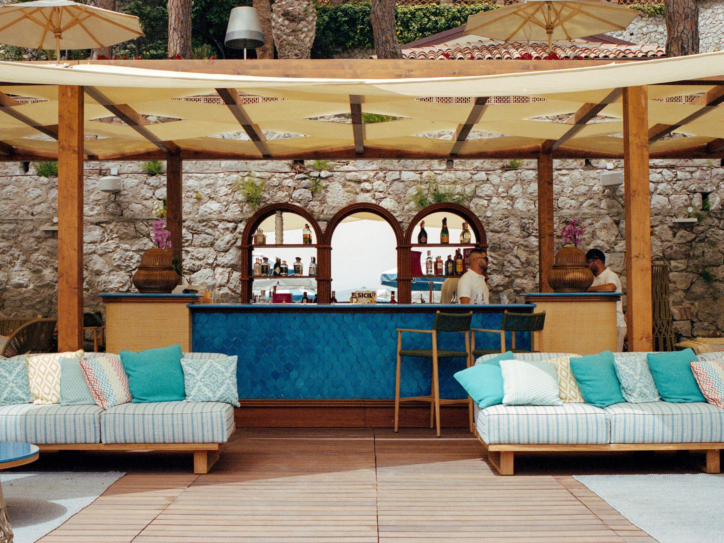 Bar Sant'Andrea cocktail lounge and sunset terrace