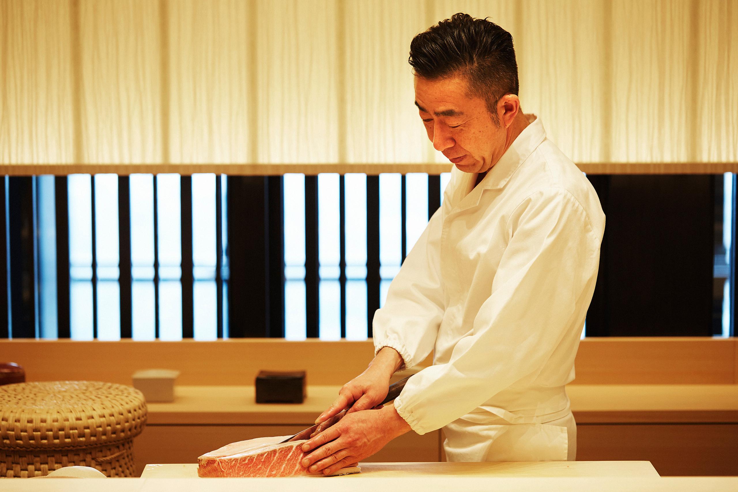 Musashi by Aman Intimate Hinoki Counter Sushi Omakase Experience
