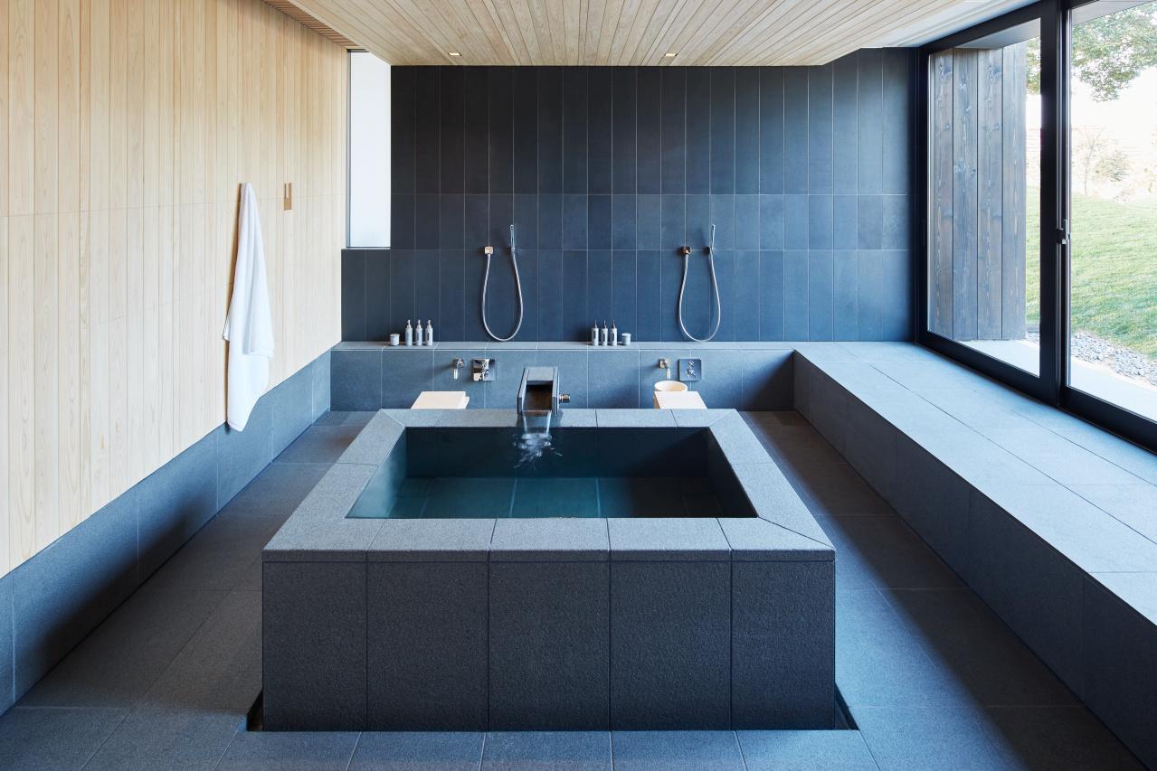 Private Stone Onsen Pavilion Fed by Ancient Natural Mineral Hot Springs