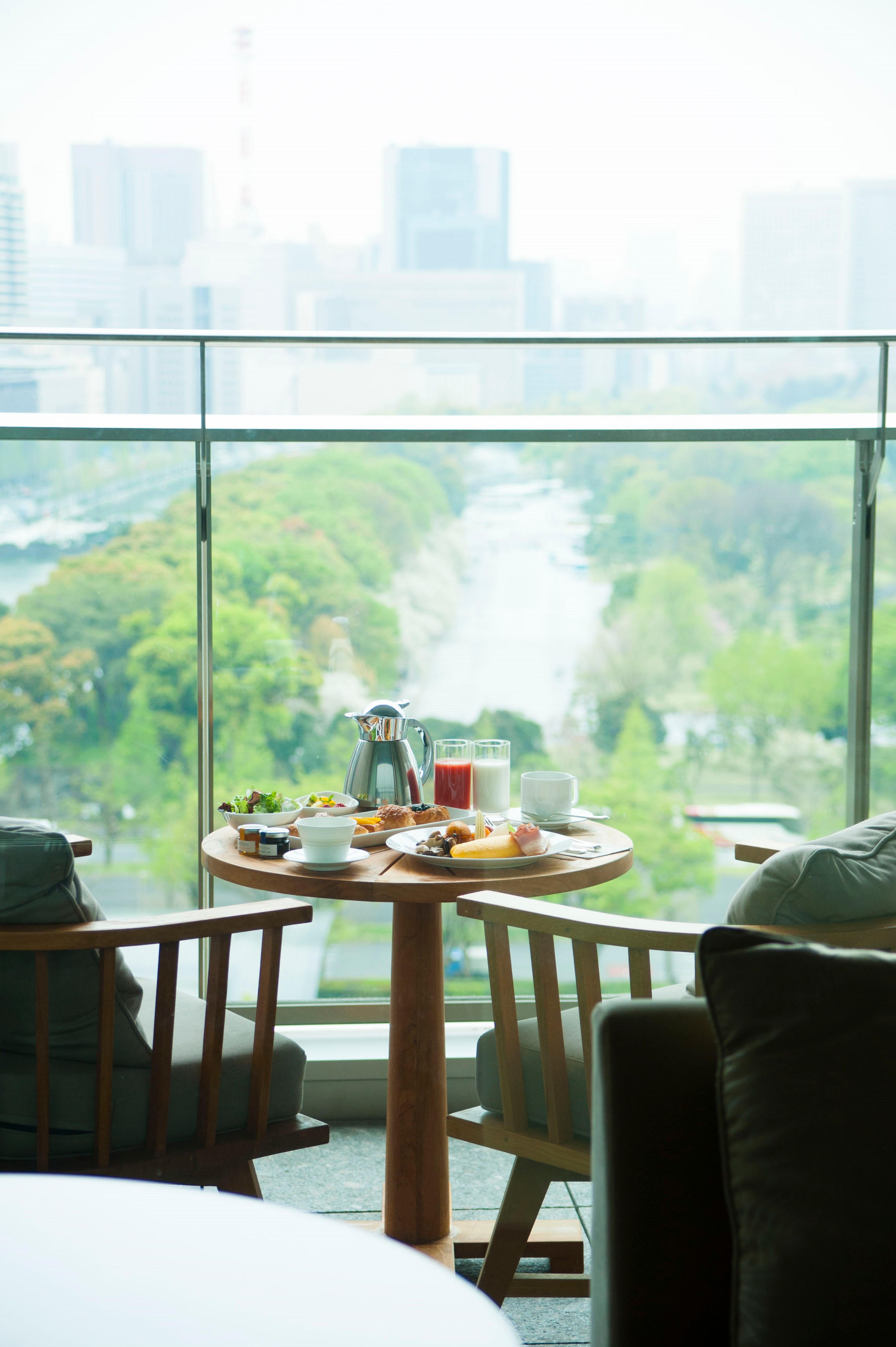 Balcony Breakfast Overlooking Imperial Palace