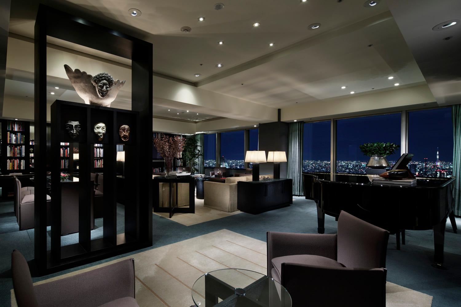 Tokyo Suite Living Salon with Grand Piano