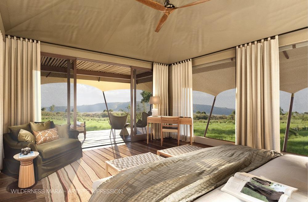 Luxury Tented Suite Bedroom