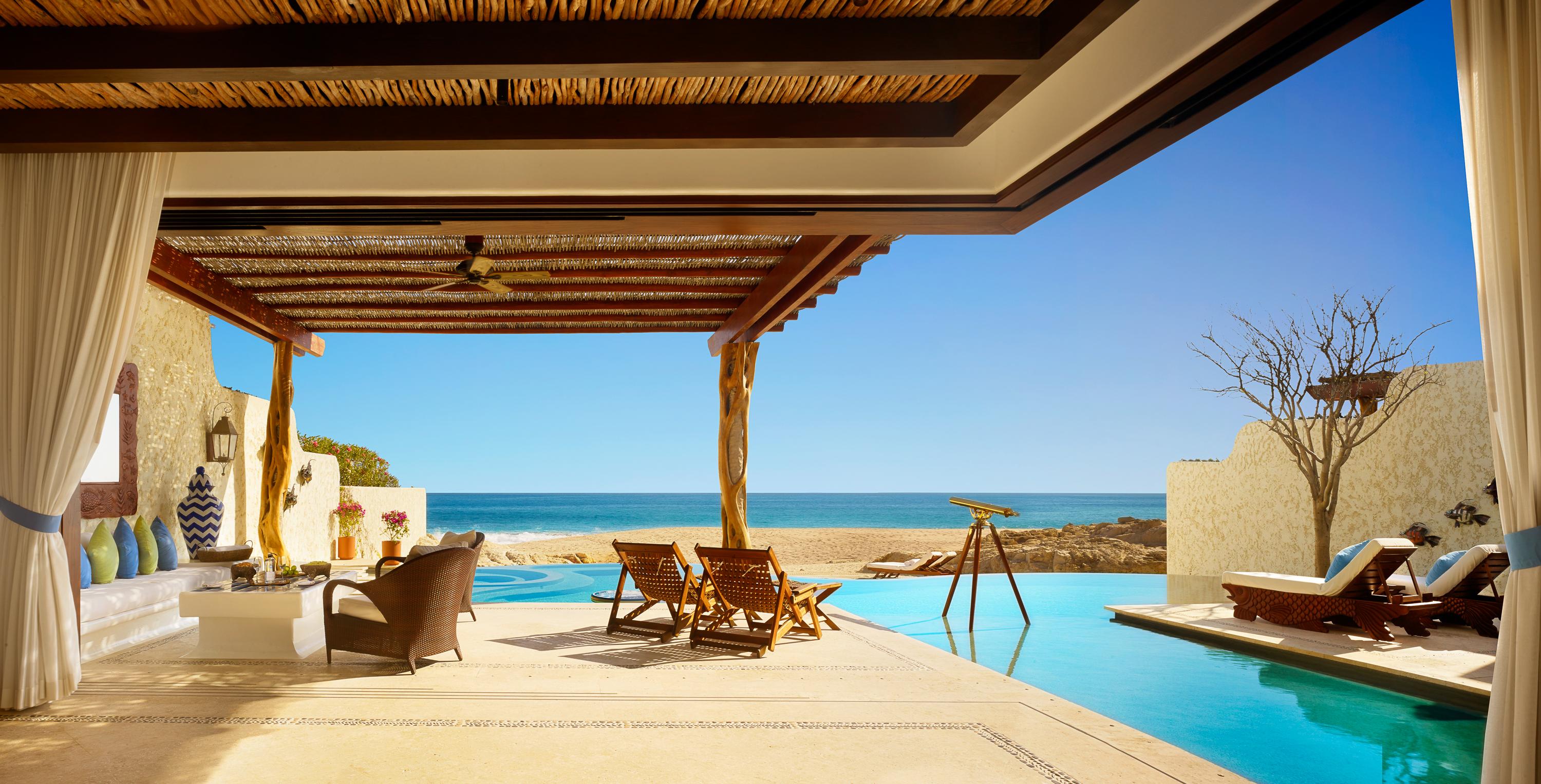 Beachfront Signature Villa with private infinity pool and sand access