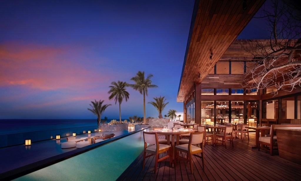 Iconic Nobu Restaurant beachfront dining room serving Chef Nobu Matsuhisa signature cuisine