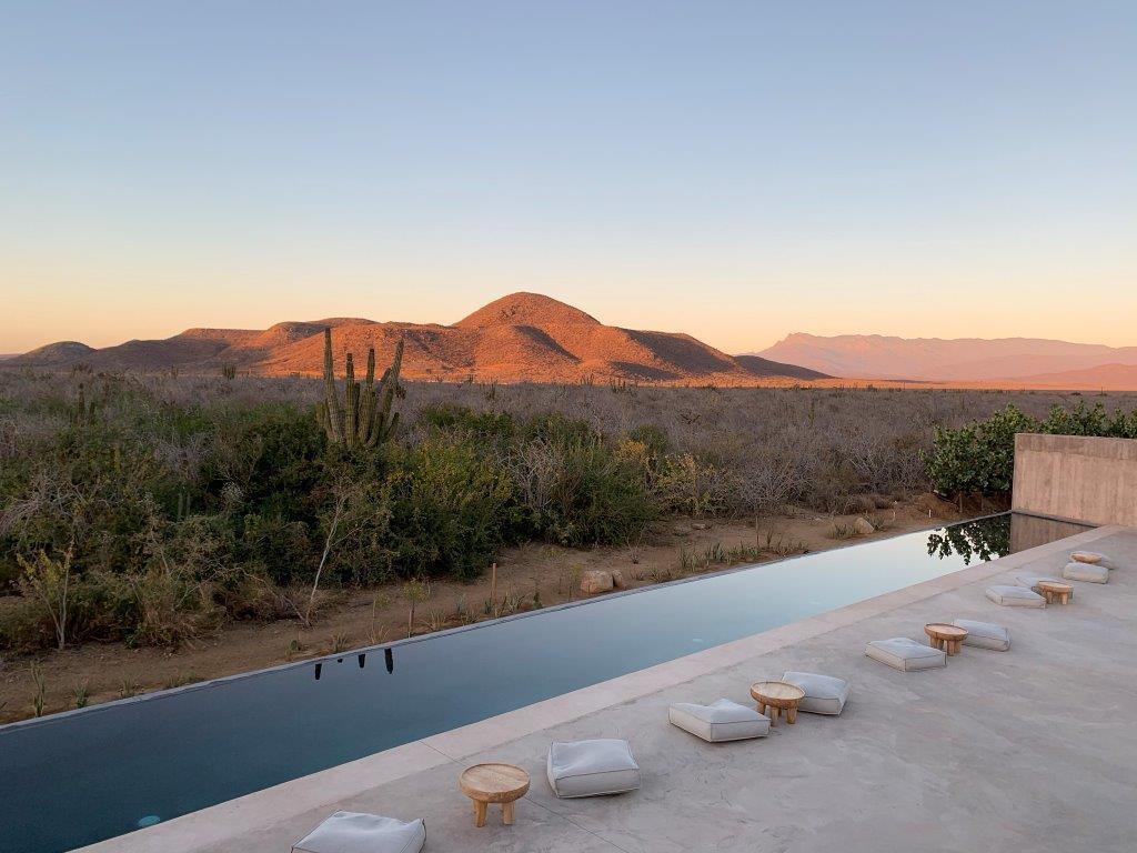 Paradero Todos Santos 130-Foot Half Moon Infinity Pool
