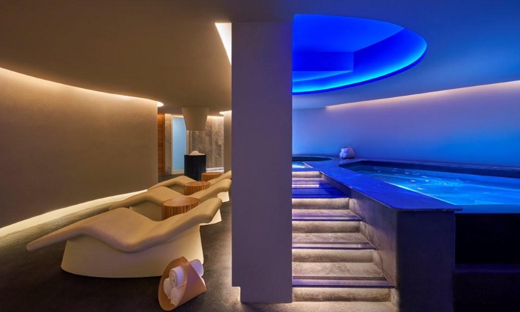 Subterranean hydrotherapy vitality pool at THE SPA