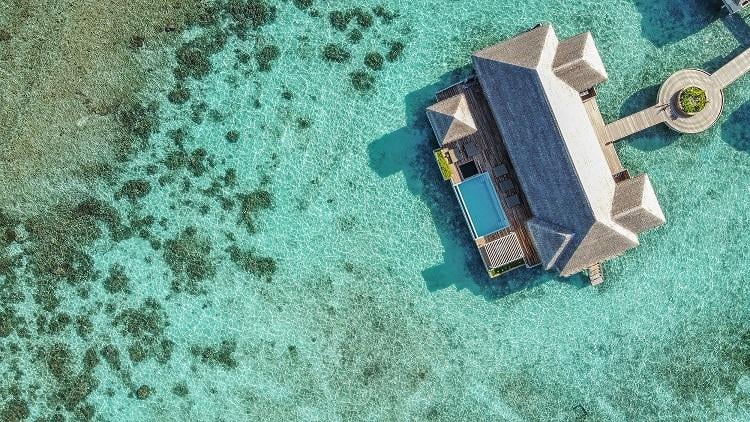 Three-Bedroom Presidential Water Villa