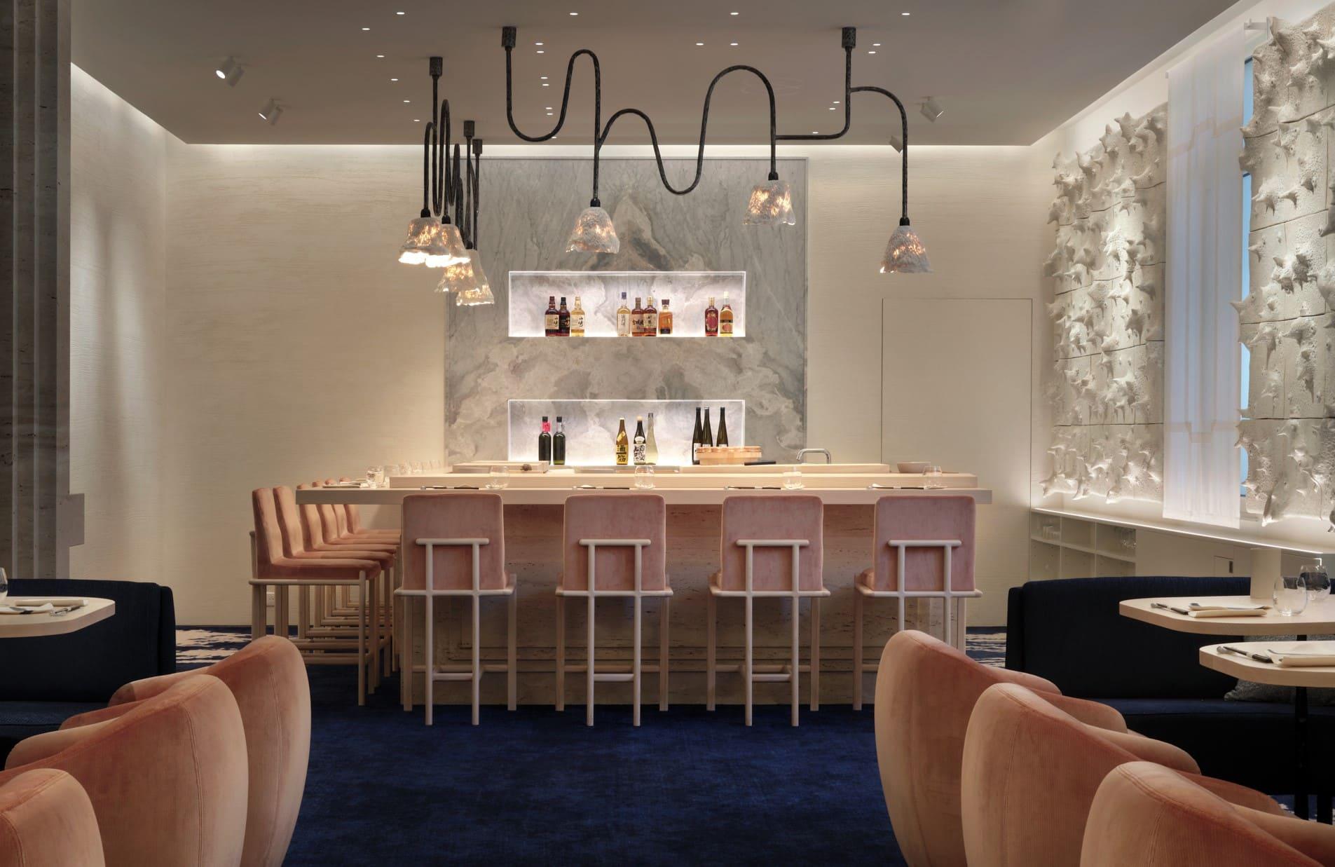 Two-Star Restaurant L'Abysse Monte-Carlo Sushi Counter by Master Yasunari Okazaki