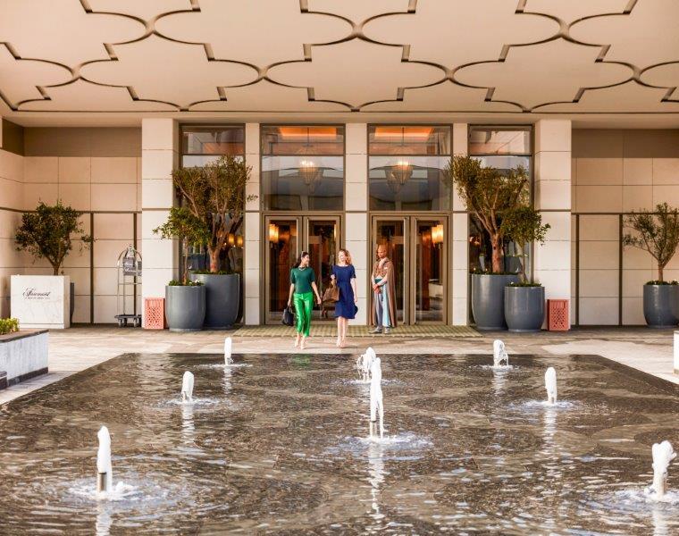 Stately Hotel Arrival Court and Porte-Cochère