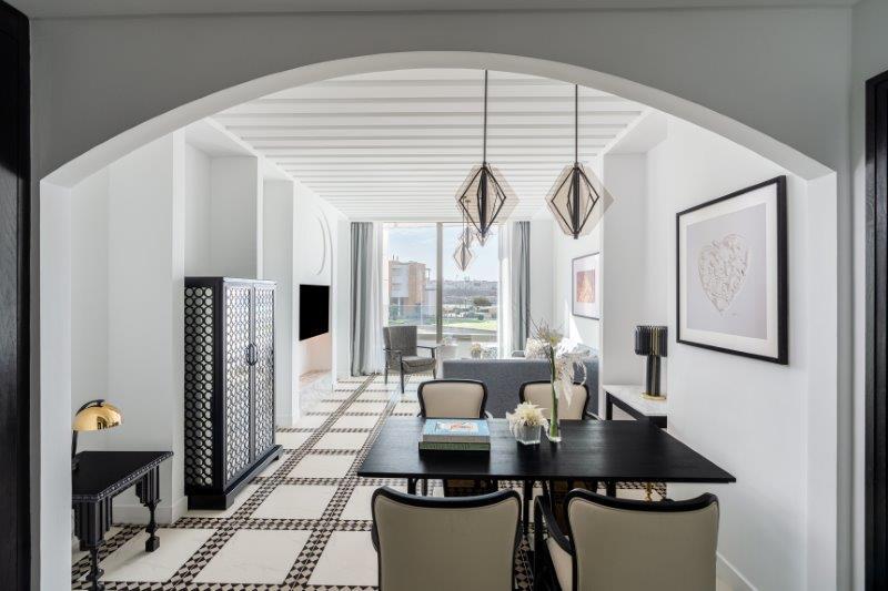 Luxury Suite Living Salon with River Views