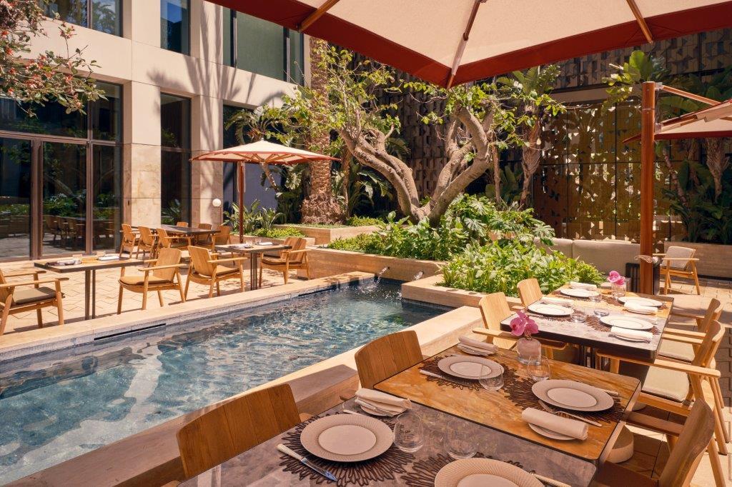 Inner Courtyard Patio and Fountain