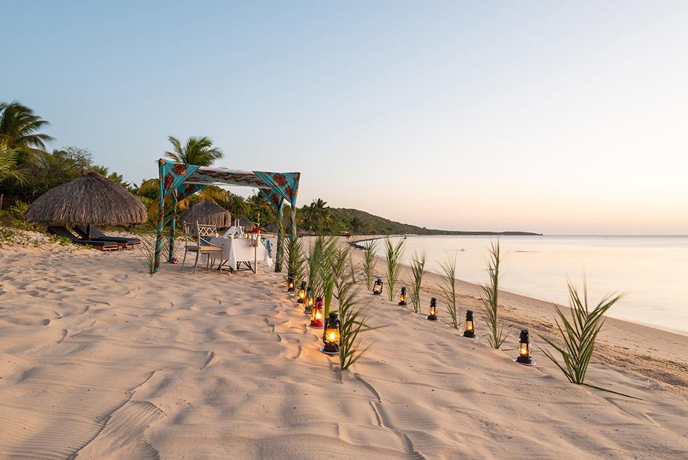 Romantic Private Beachfront Dining
