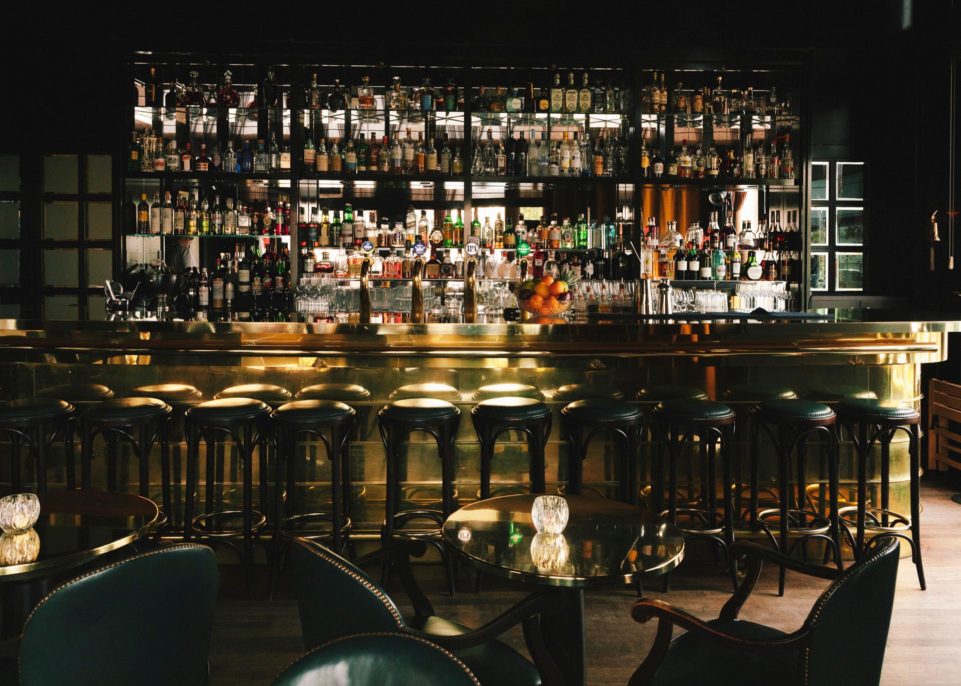 Historic Freddy's Bar gentlemen's pub named after Alfred Freddy Heineken