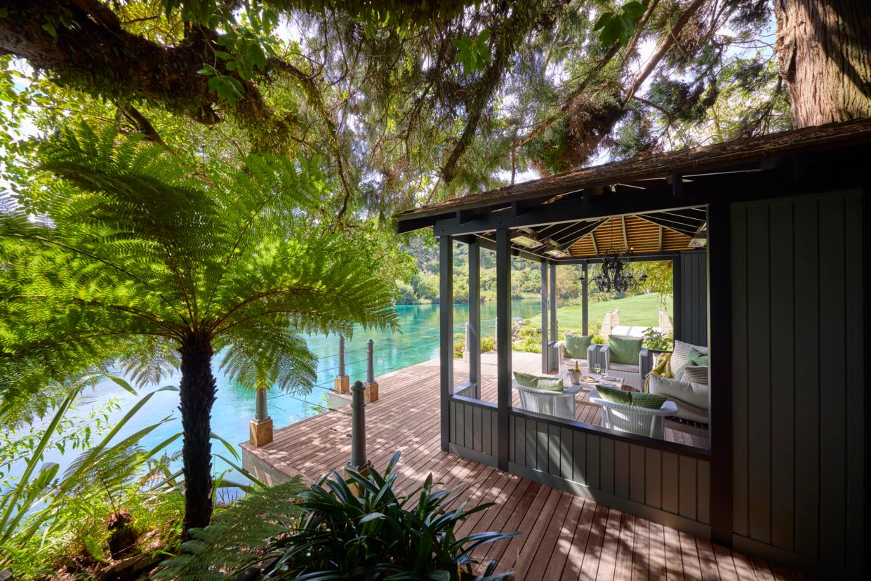 Huka Lodge Waikato River Jetty