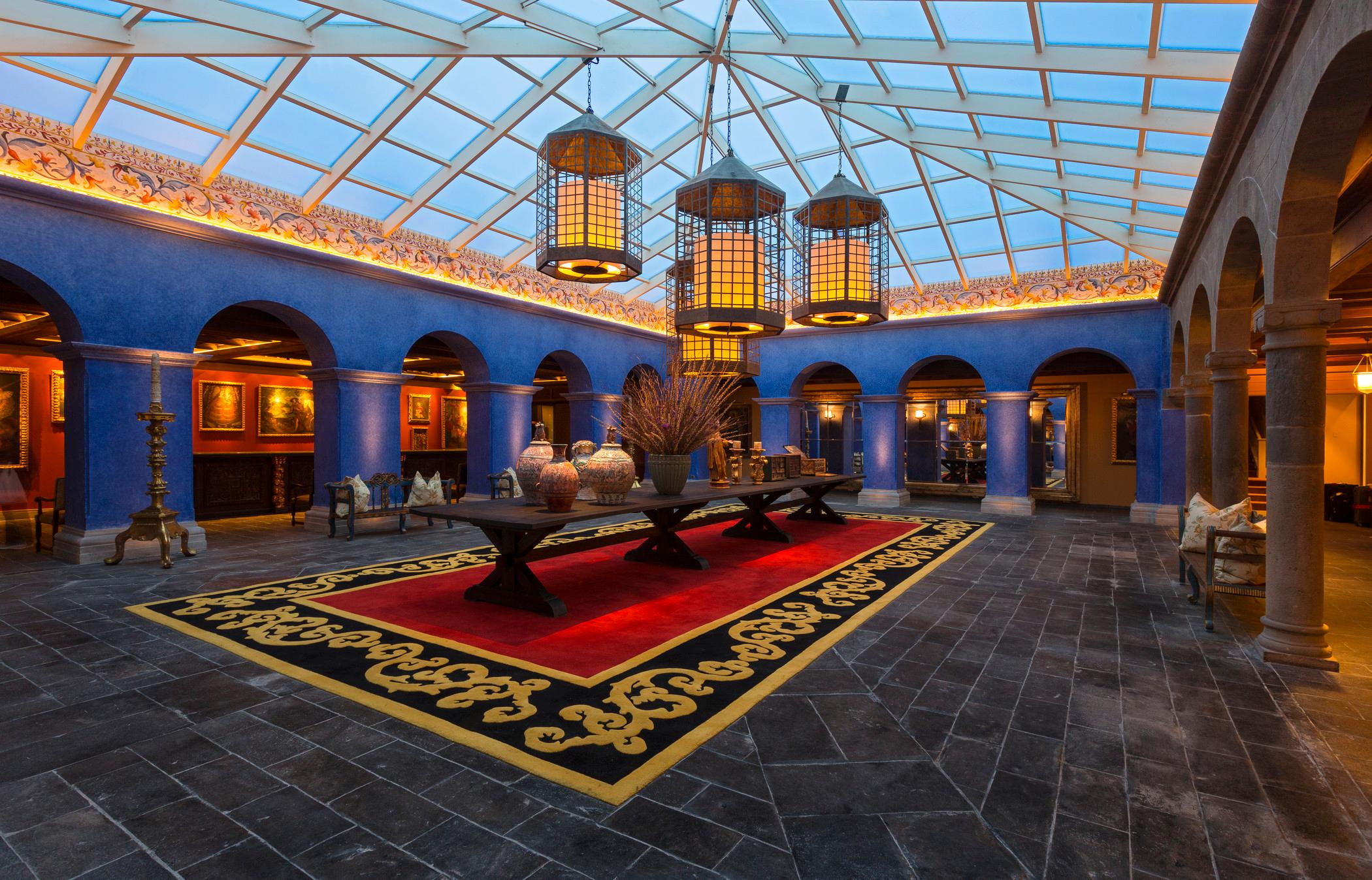 Grand Reception Lobby and CusqueÃ±a Art Collection