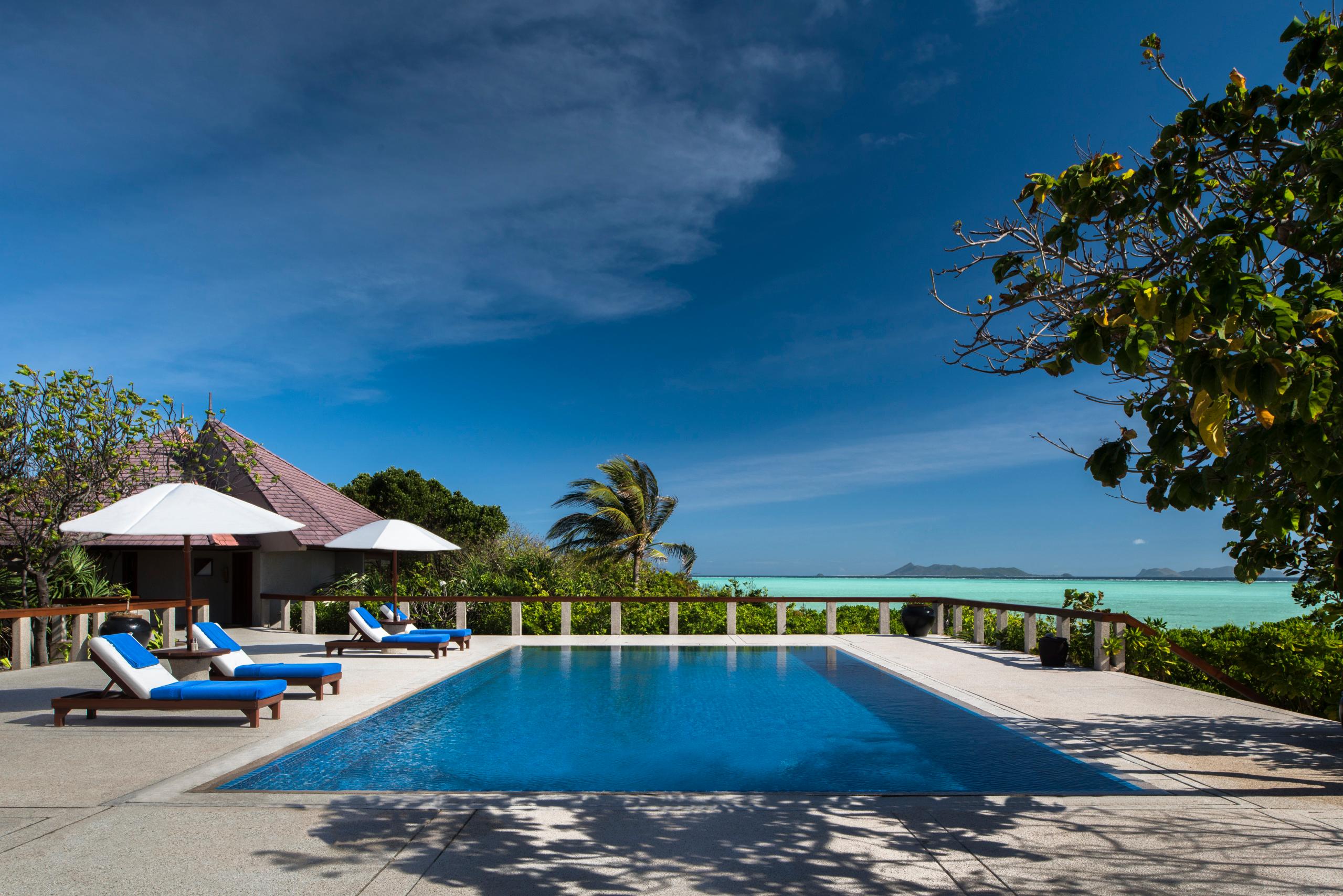Multi-Bedroom Private Villa Pool at Amanpulo
