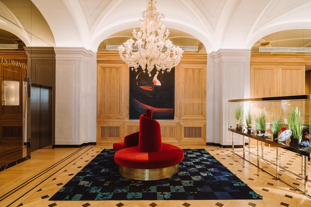 Grand Marble Lobby Salon of Raffles Europejski Warsaw