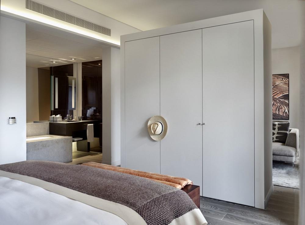 Quinta Suite Master Bedroom with Natural Wood Finishes and Valley Vistas