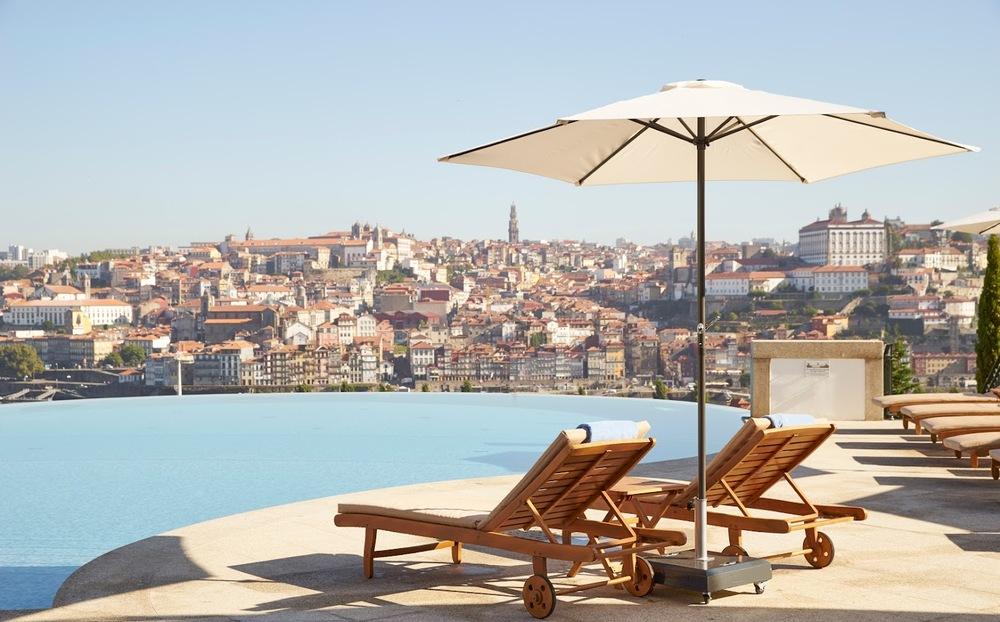The Yeatman Iconic Decanter Pool Overlooking Porto and River Douro
