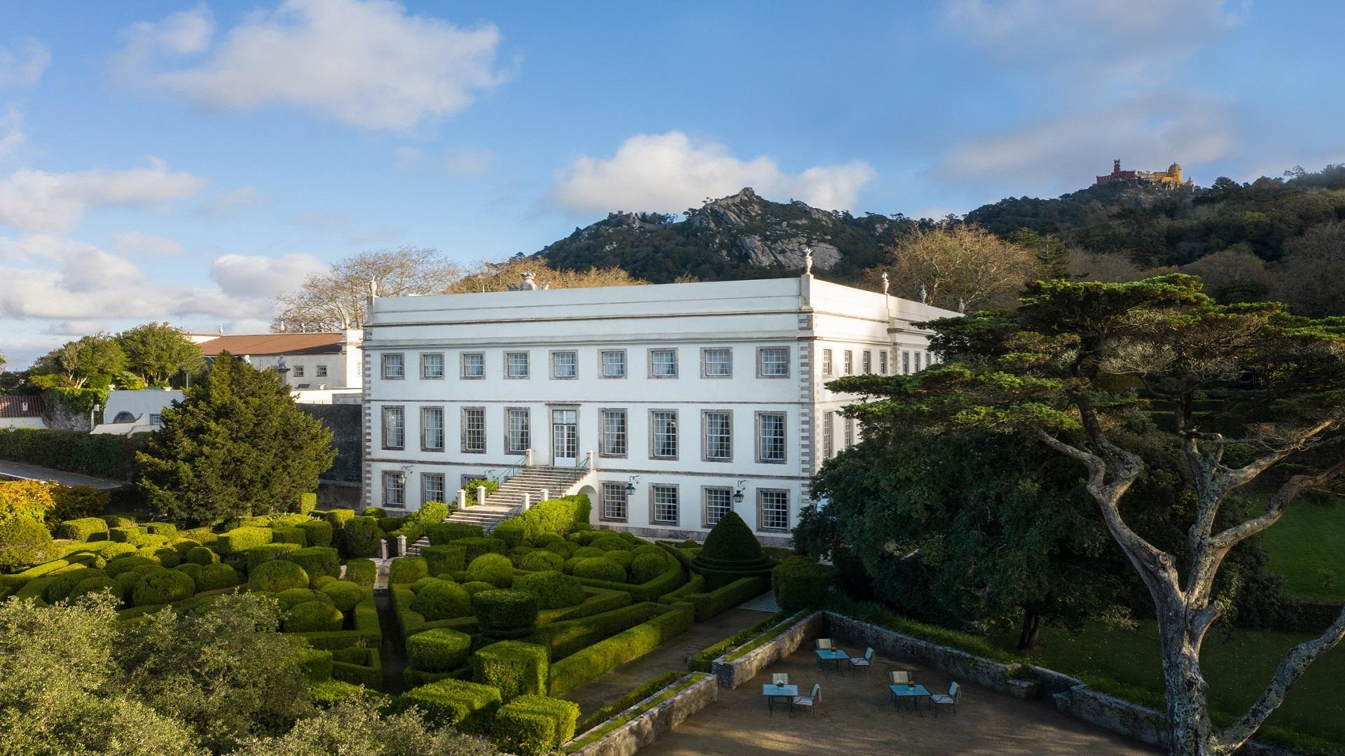 Valverde Sintra Palacio de Seteais 18th-Century Neoclassical Palace Façade