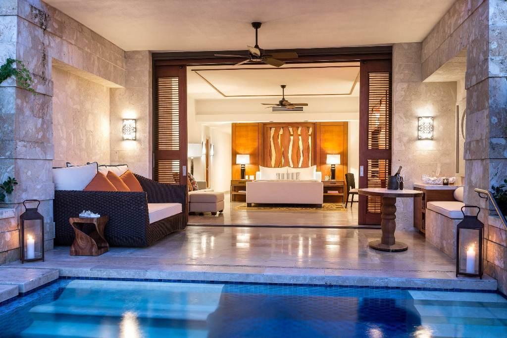 West Beach Oceanfront Reserve suite with private plunge pool