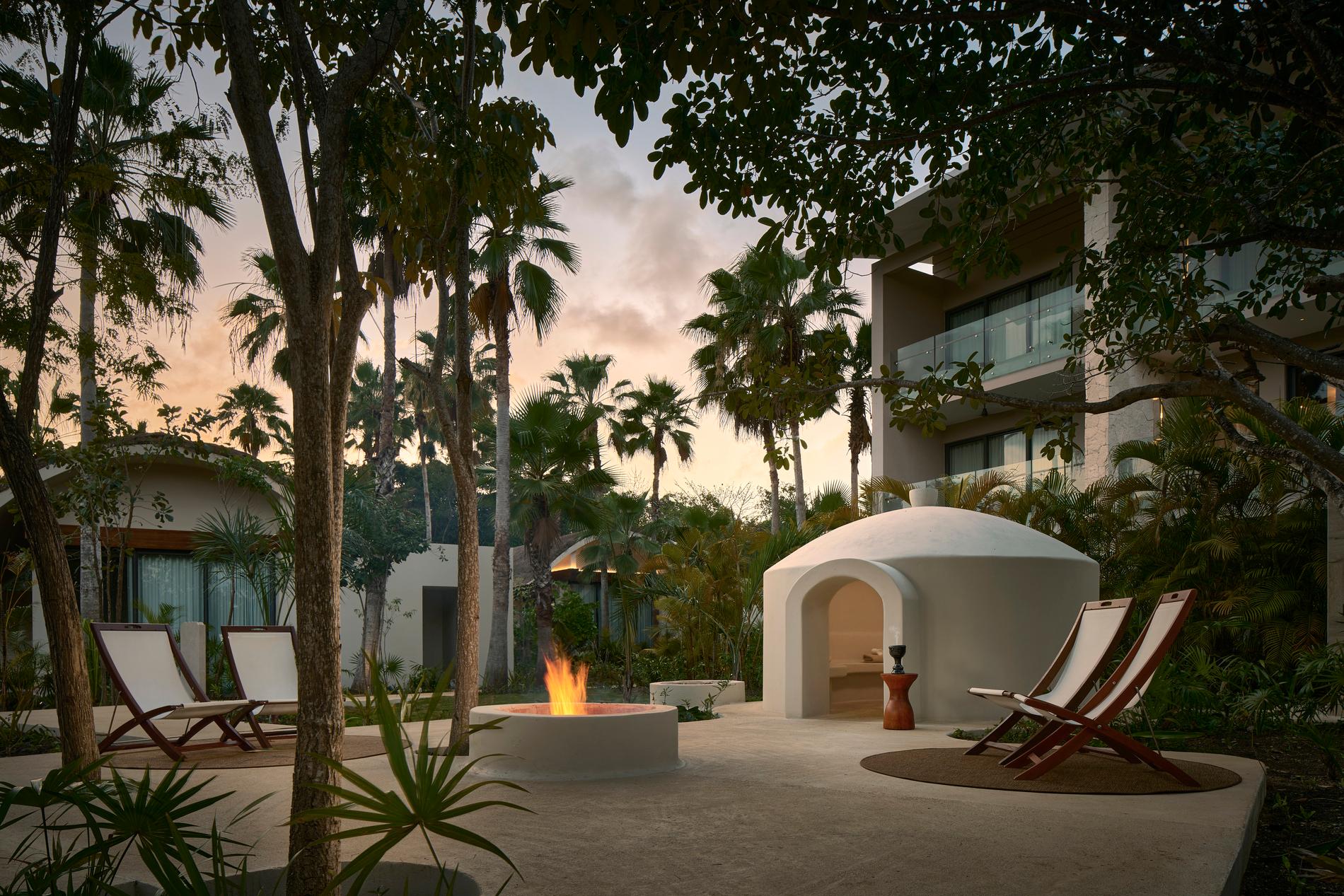 Spa Alila authentic Mayan Temazcal sweat lodge sanctuary