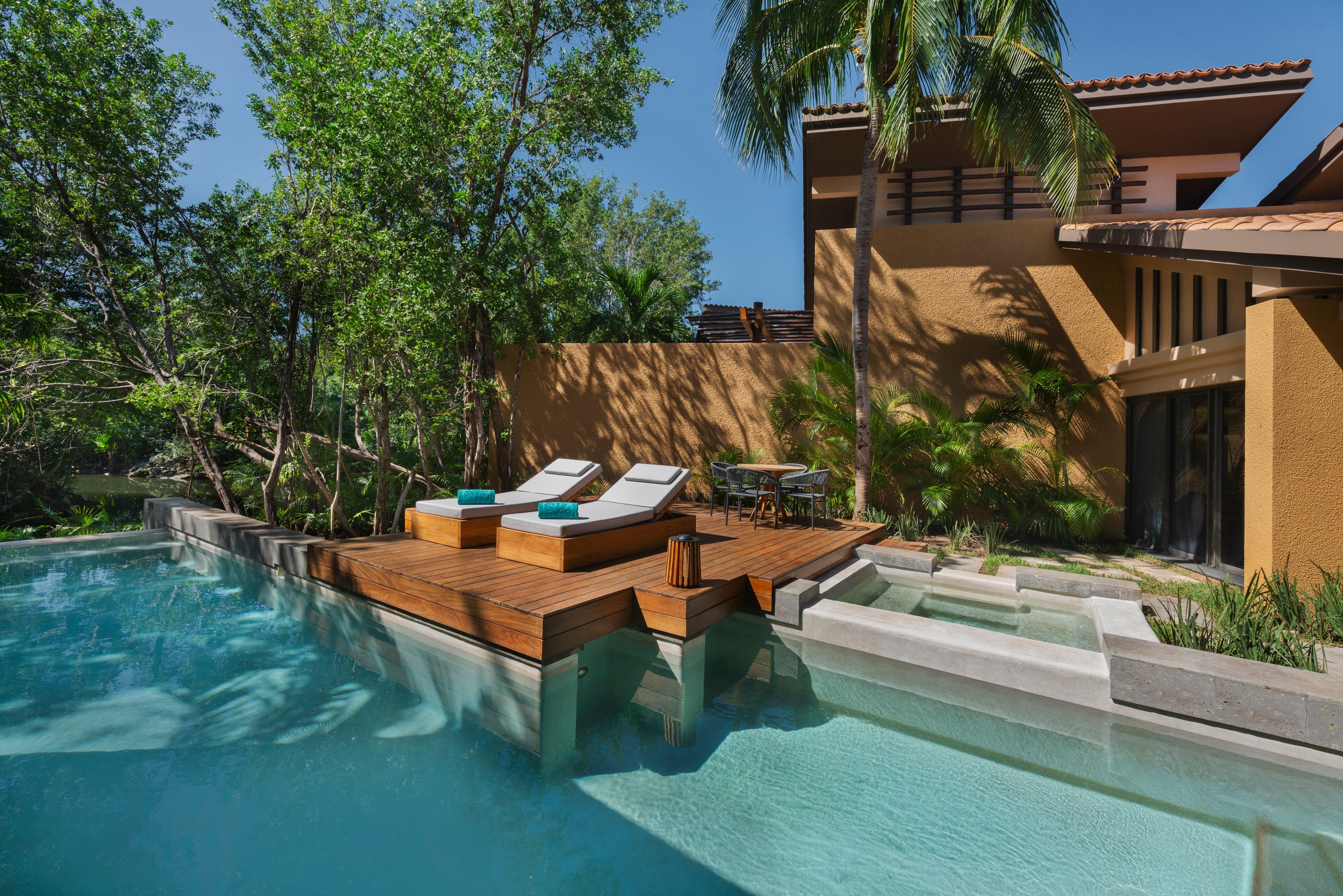 Deluxe Pool Villa with private heated pool at Banyan Tree Mayakoba