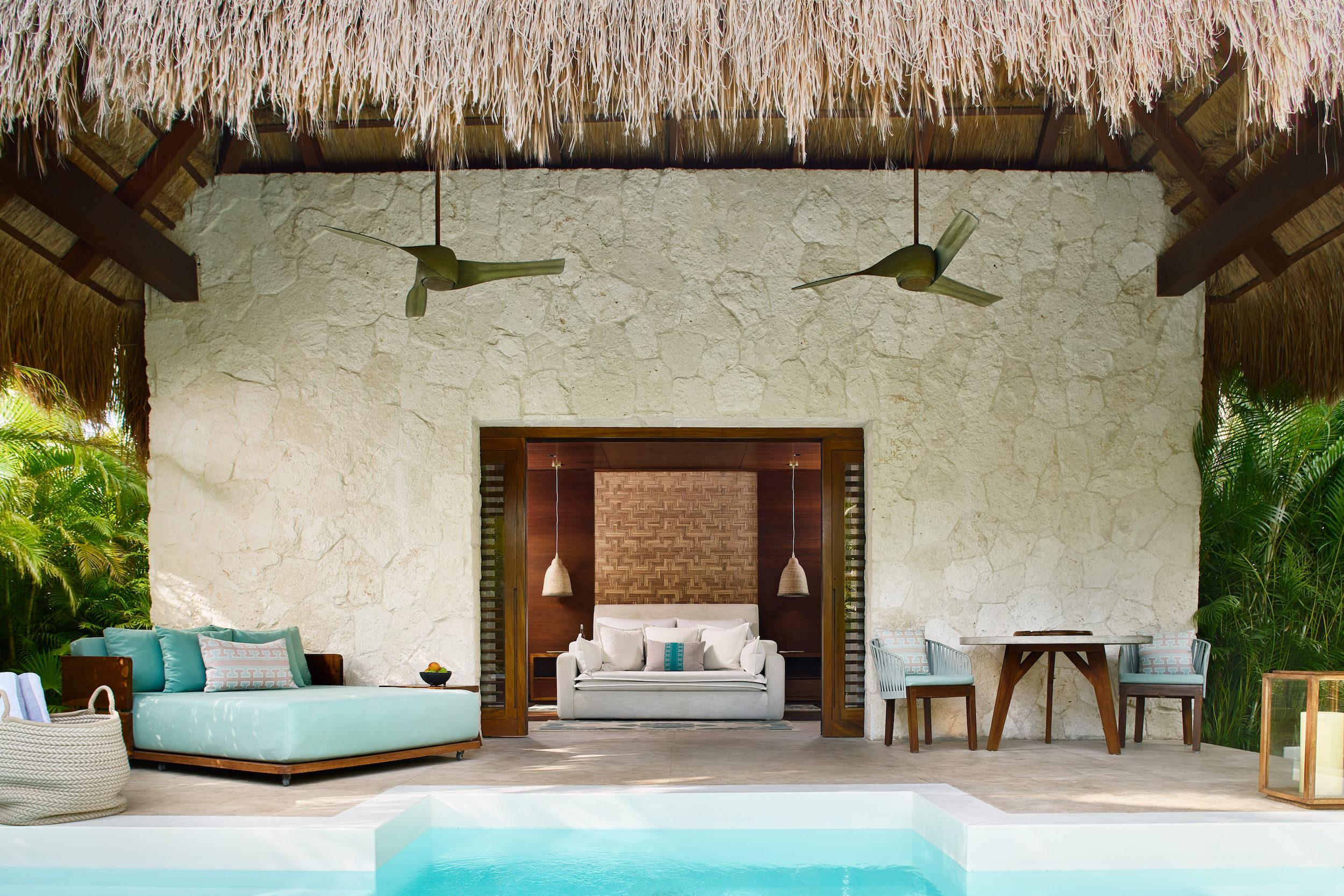 ChablÃ© Maroma Serenity Pool Villa with private plunge pool and sun deck