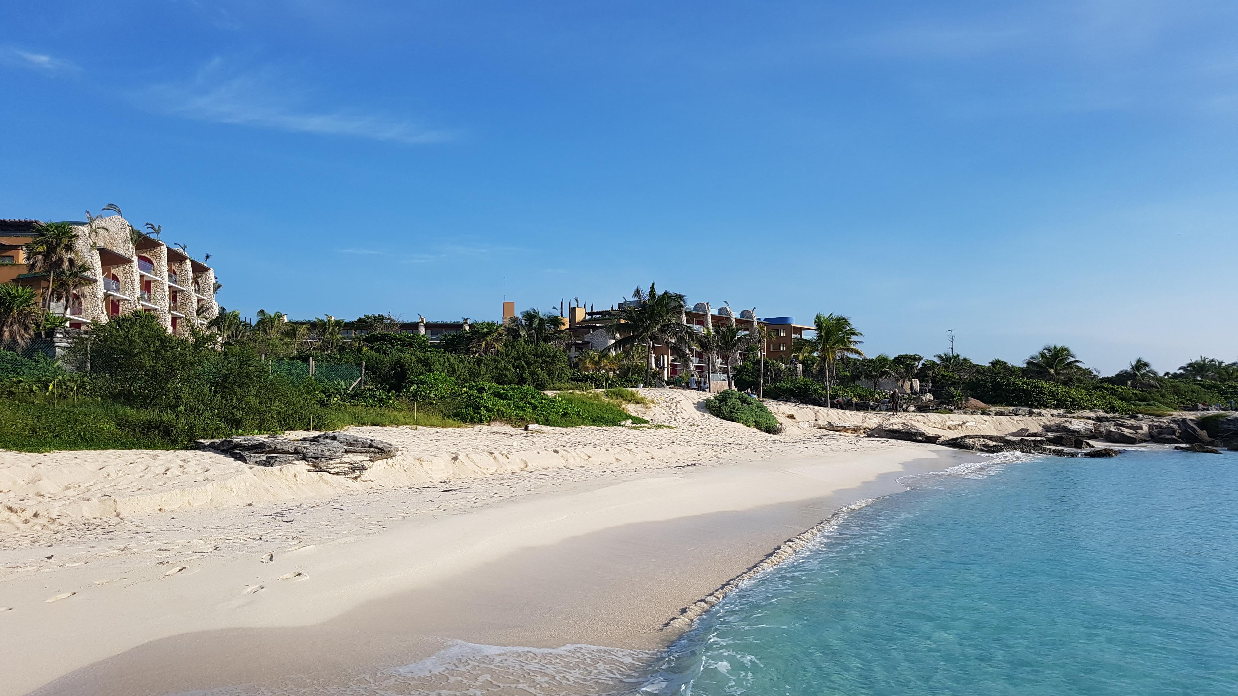 White Sand Beach & Protected Caribbean Inlets