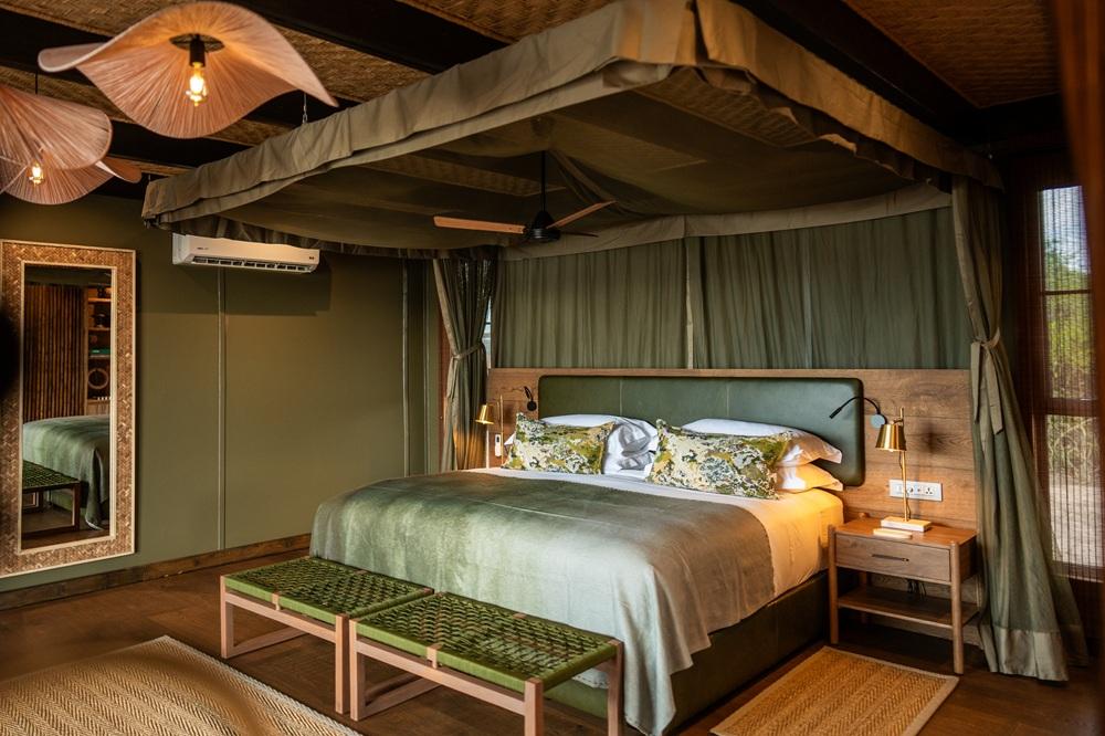 Twin Suite Bedroom with Rwandan Accents