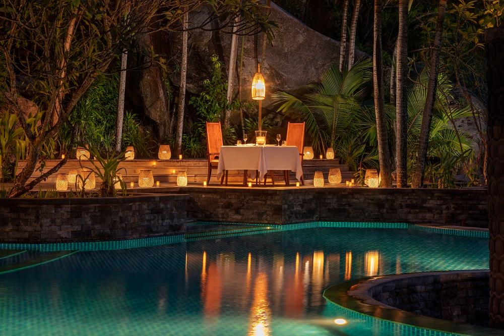 Sunset Dine By Design Pool Deck