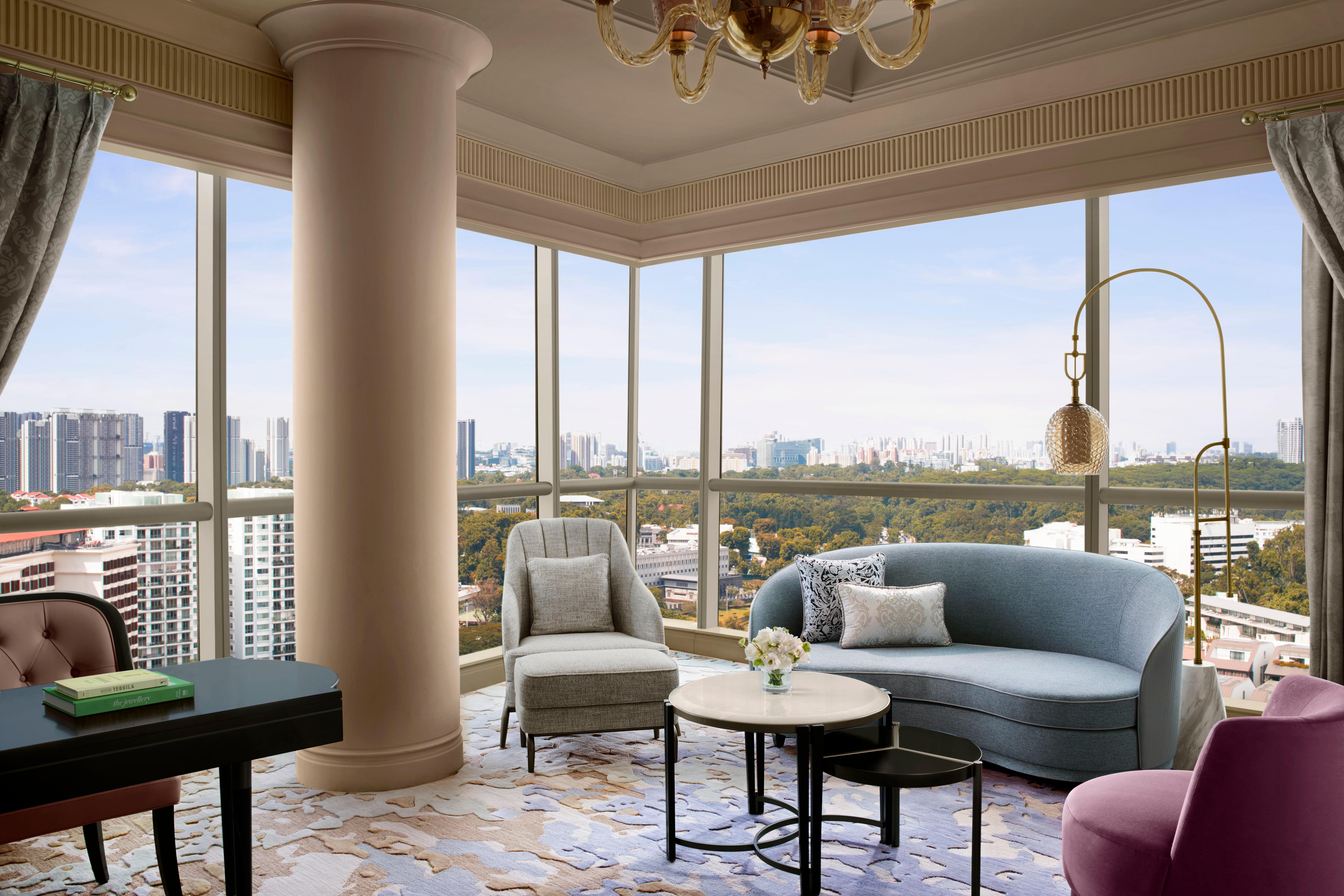 The St. Regis Singapore Caroline Astor Suite Living Room