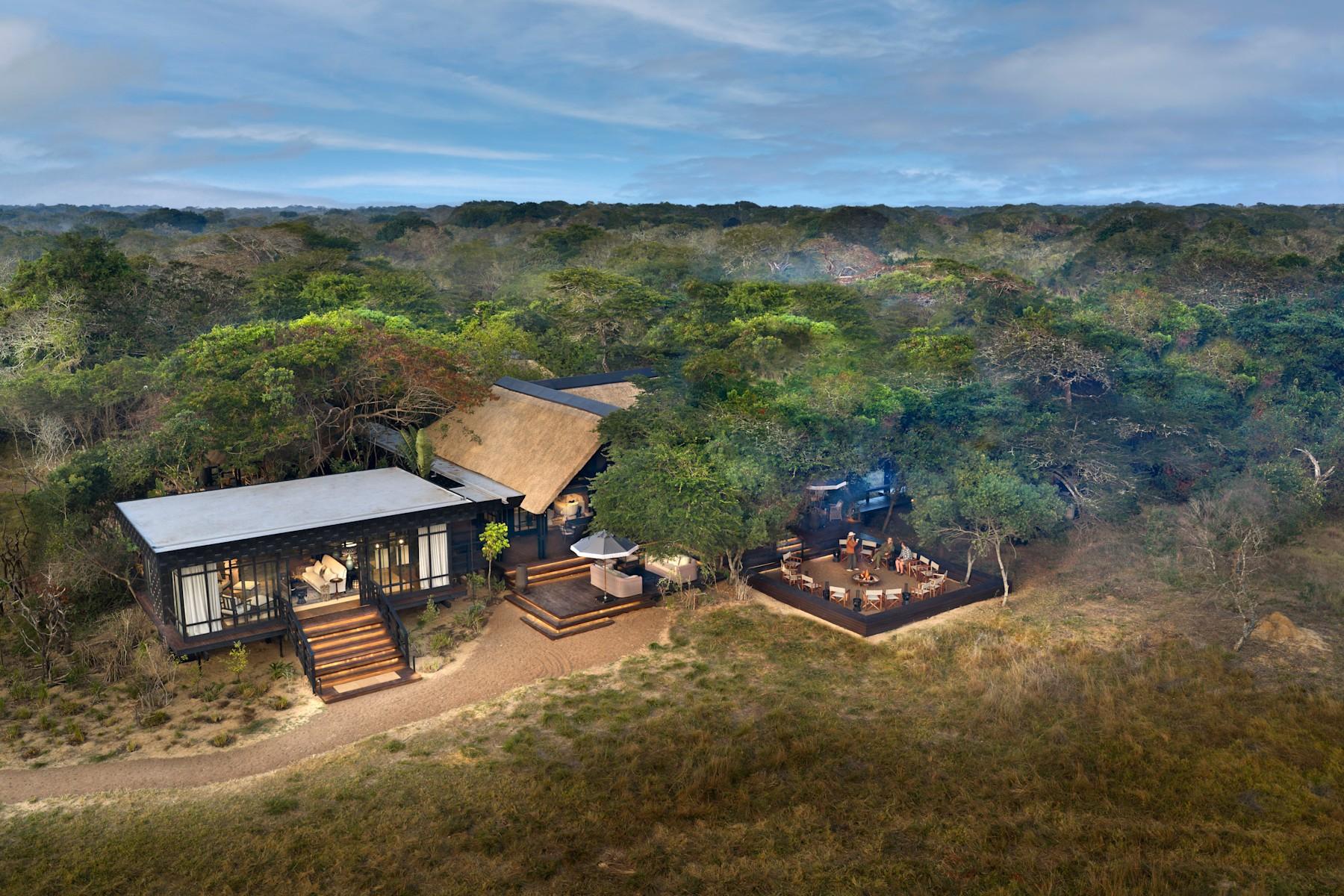 Phinda Vlei Lodge Aerial
