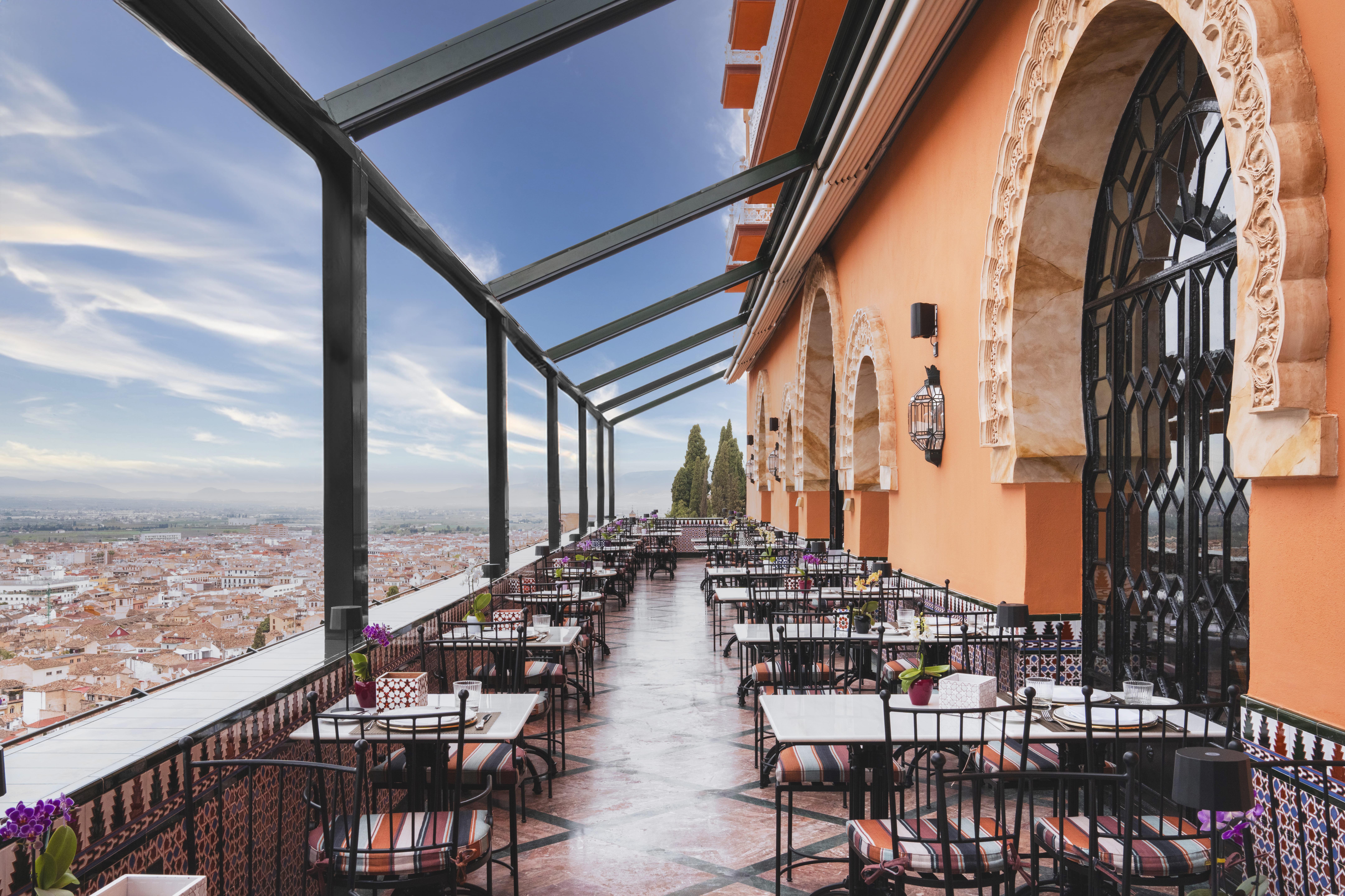 The Panoramic Terrace overlooking Granada