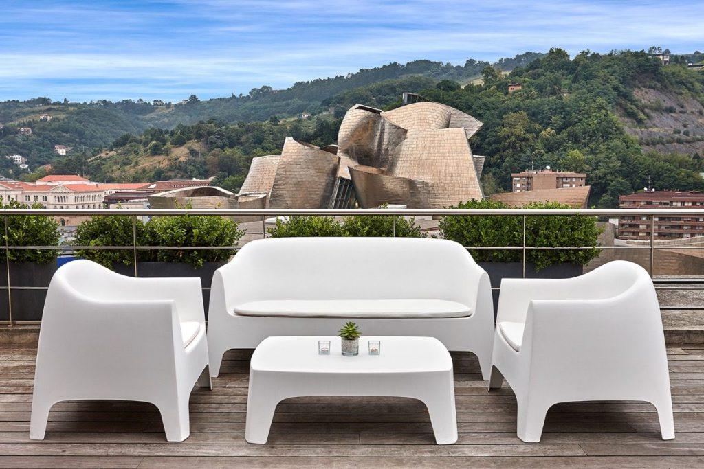 Rooftop Terrace overlooking Guggenheim Museum