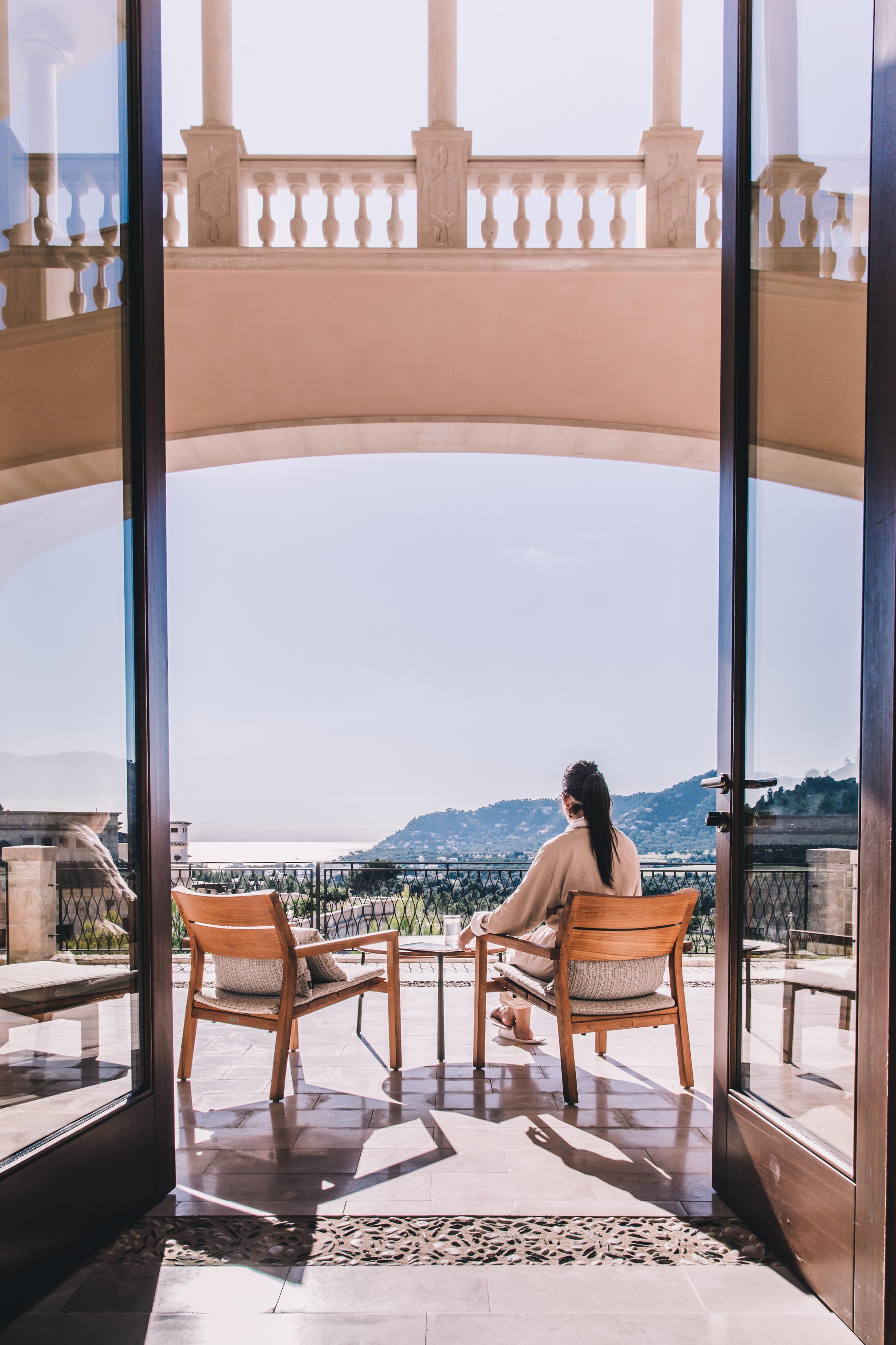 Serenitas Spa outdoor relaxation terrace