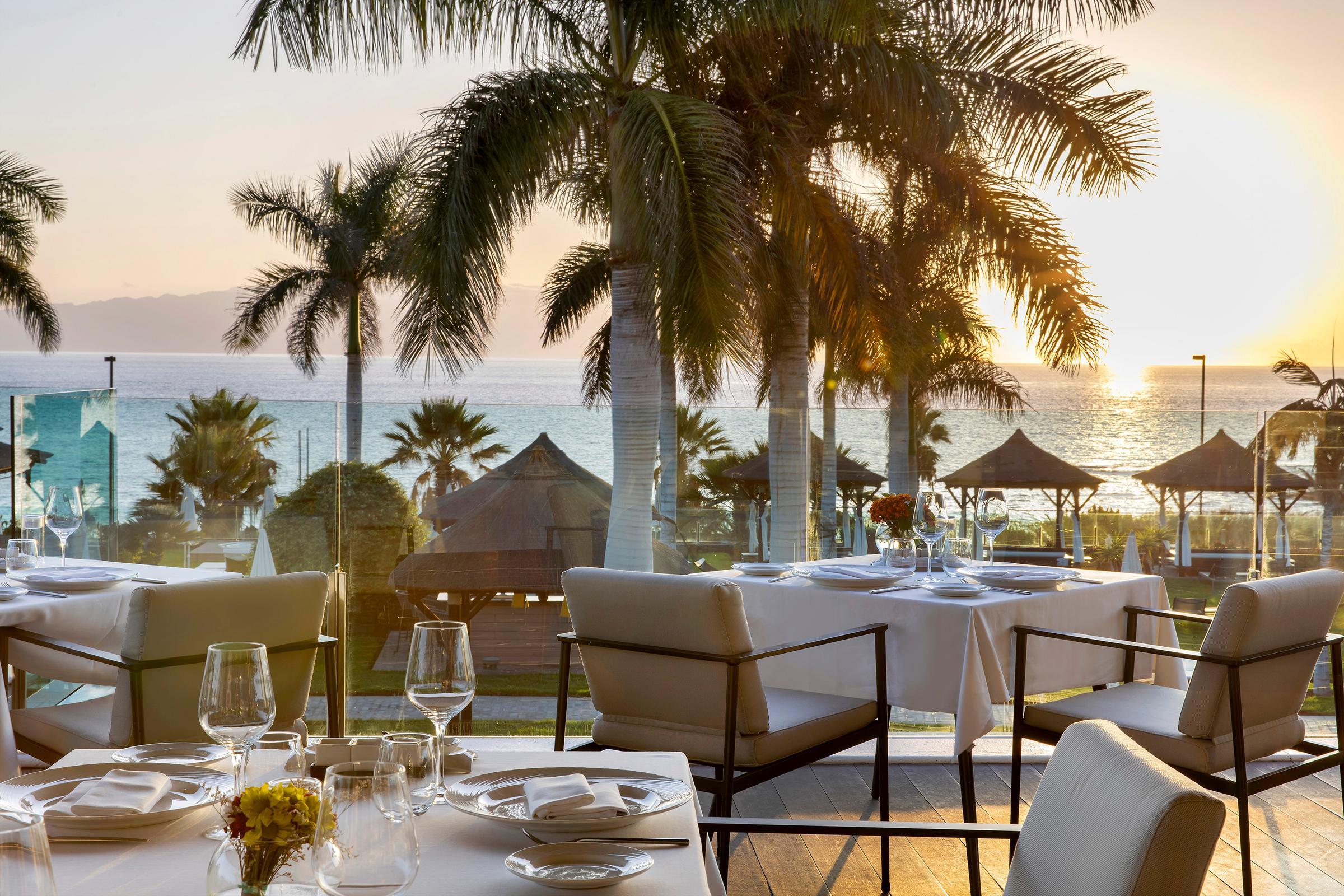 La Terrasse oceanfront restaurant by Chef Jorge Peñate